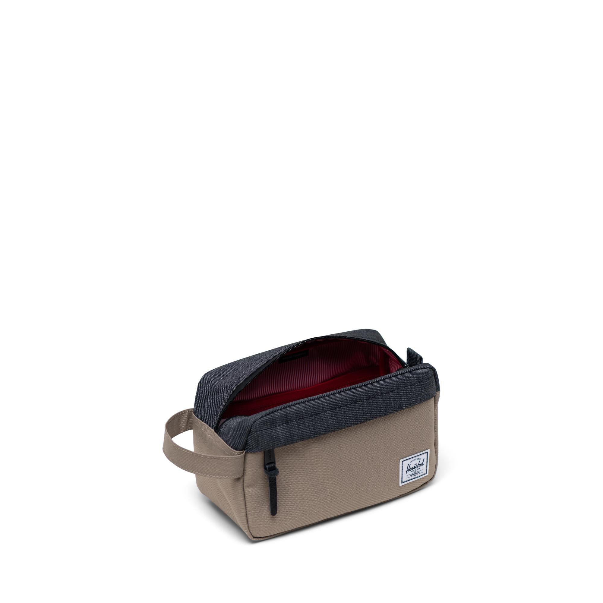 Herschel Chapter, black denim/timberwolf — available at Norwood