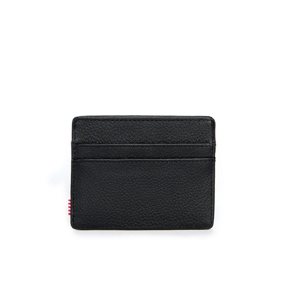 Herschel Charlie Wallet, Black Leather — available at Norwood