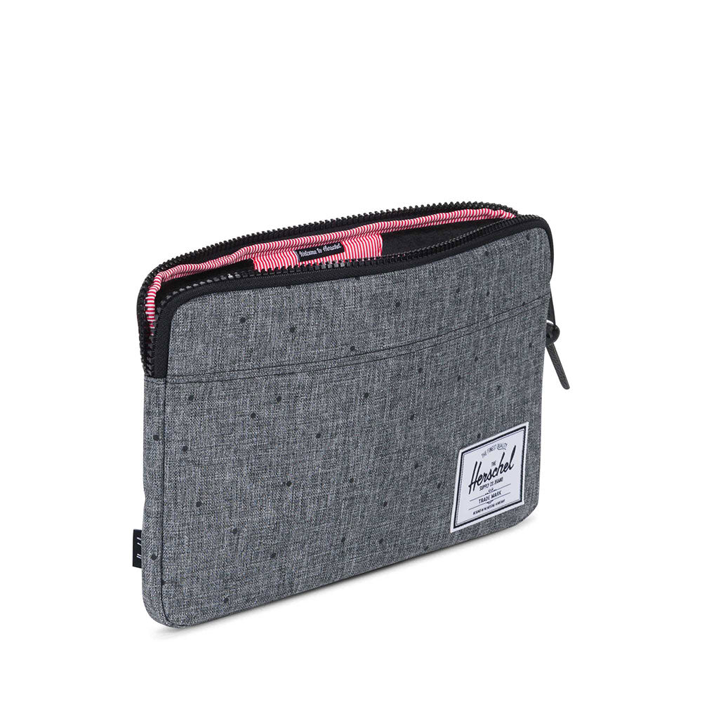 Herschel Anchor Sleeve, 600D Scattered Raven, 15" — available at Norwood