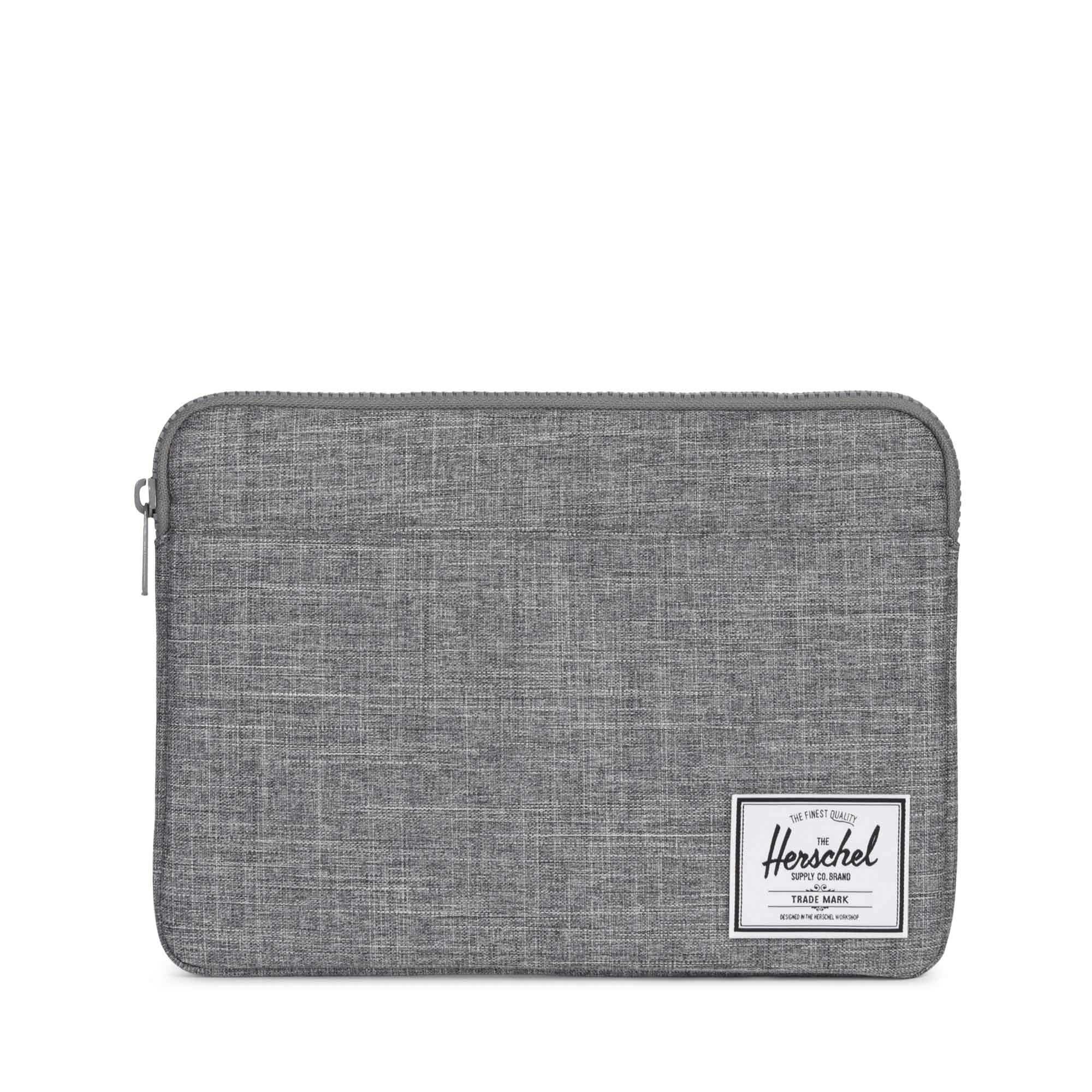 Herschel Anchor Sleeve For 15 Inch Macbook Sleeve, raven crosshatch — available at Norwood