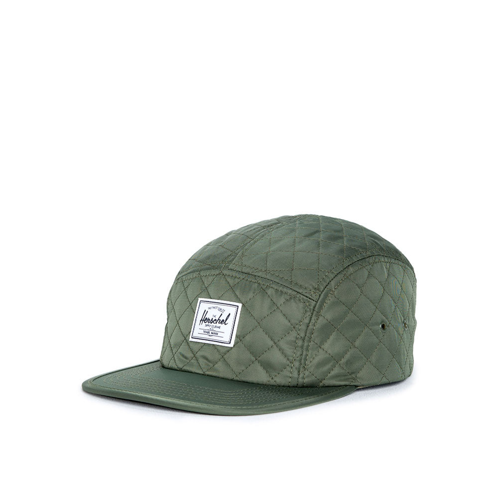 Herschel Glendale Quilted Nylon Cap, Army — available at Norwood