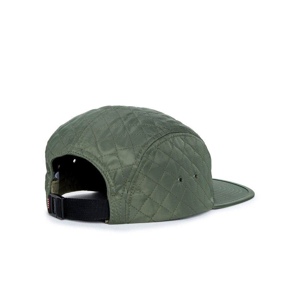 Herschel Glendale Quilted Nylon Cap, Army — available at Norwood