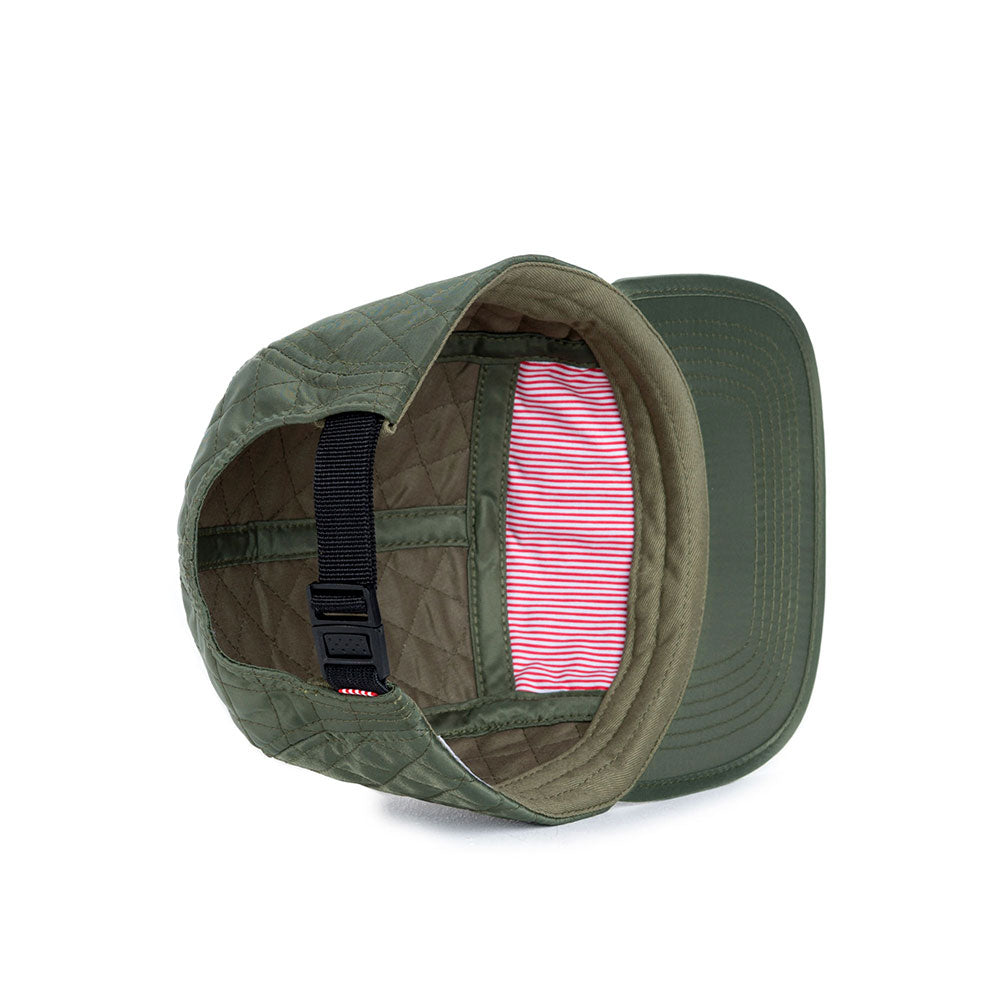Herschel Glendale Quilted Nylon Cap, Army — available at Norwood