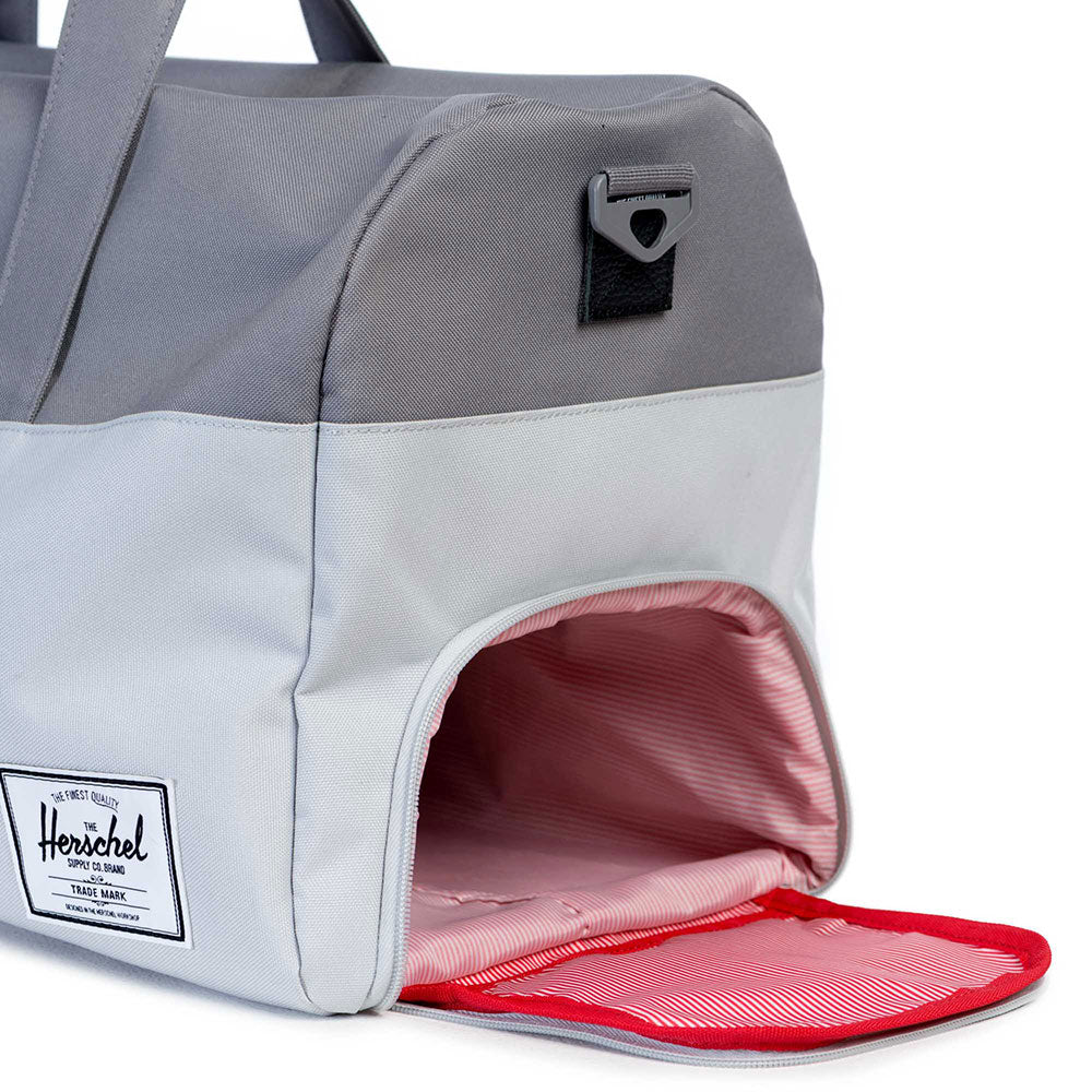 Herschel Lonsdale Duffle Bag, 600D Poly Lunar Rock/Grey — available at Norwood