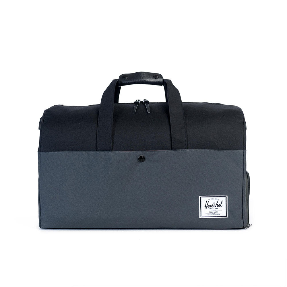 Herschel Lonsdale Duffle Bag, 600D Poly Dark Shadow/Black — available at Norwood
