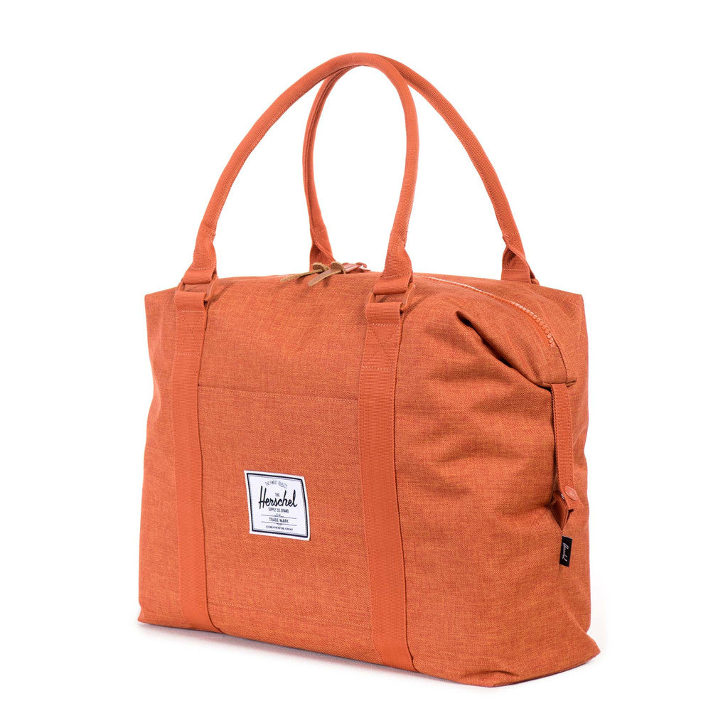 Herschel Strand Plus Poly Bag - Burnt Orange Crosshatch — available at Norwood