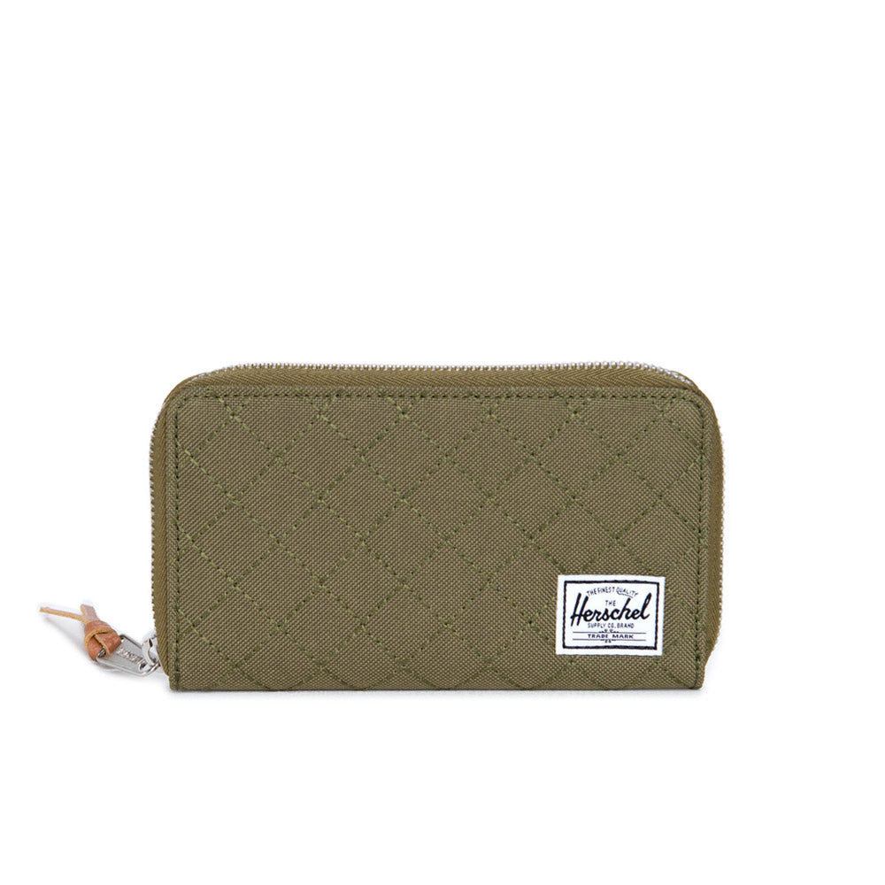 Herschel Thomas Wallet, Poly Army Quilt — available at Norwood