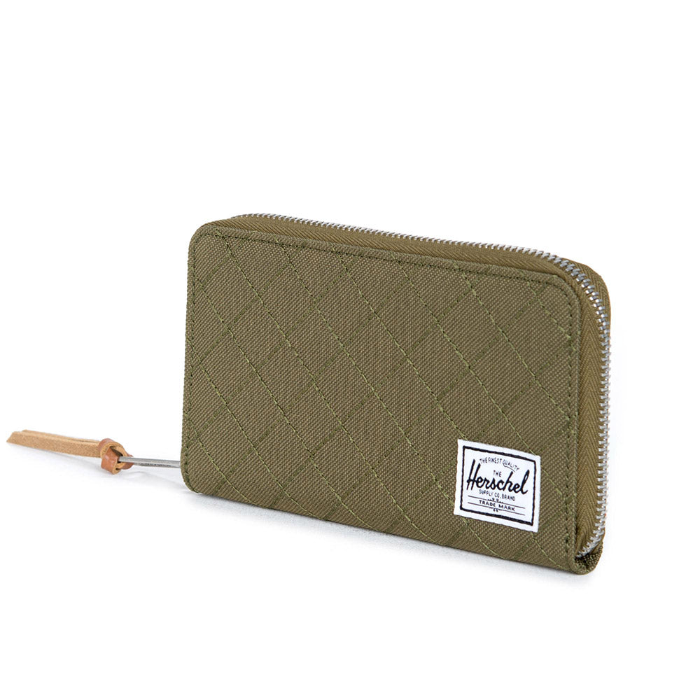 Herschel Thomas Wallet, Poly Army Quilt — available at Norwood