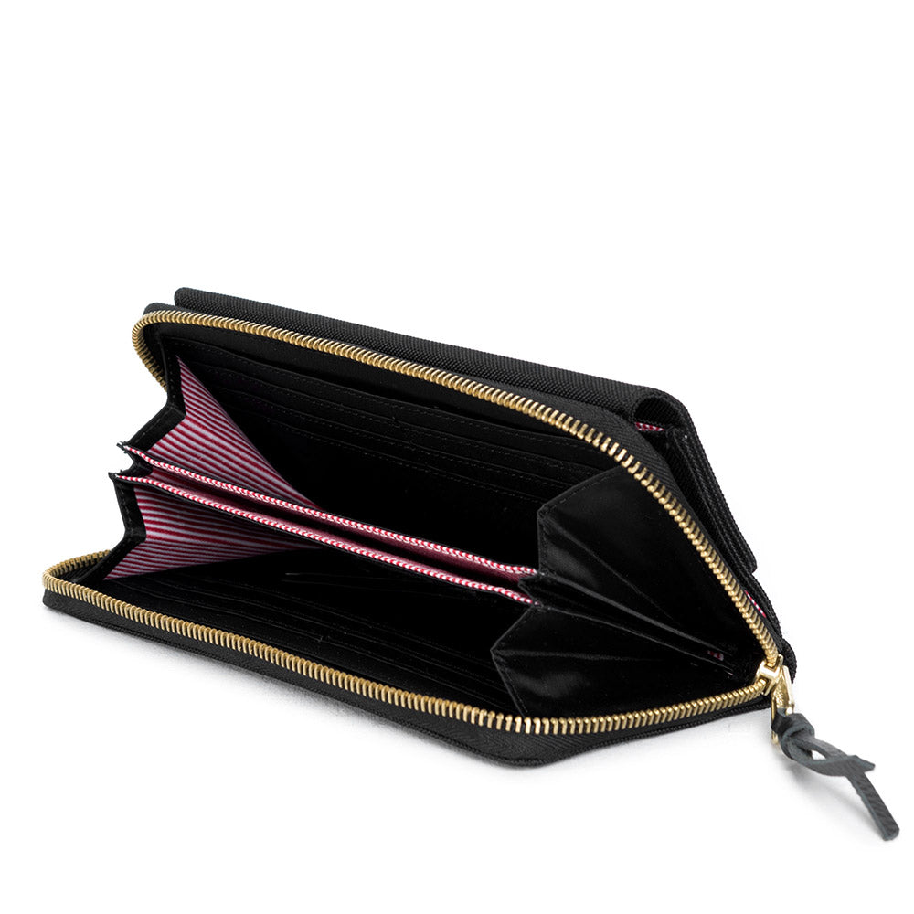 Herschel Avenue Wallet, 600D Poly Black — available at Norwood