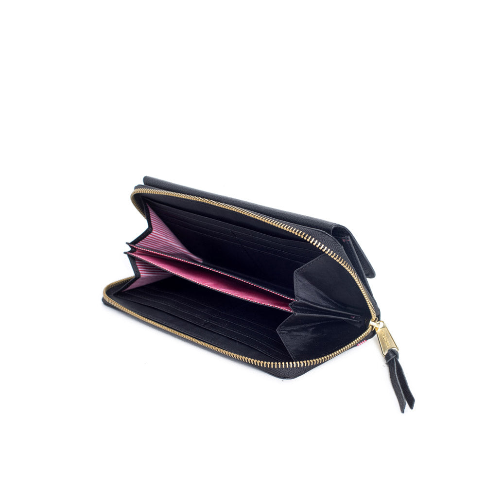 Herschel Avenue Wallet, Black Leather — available at Norwood