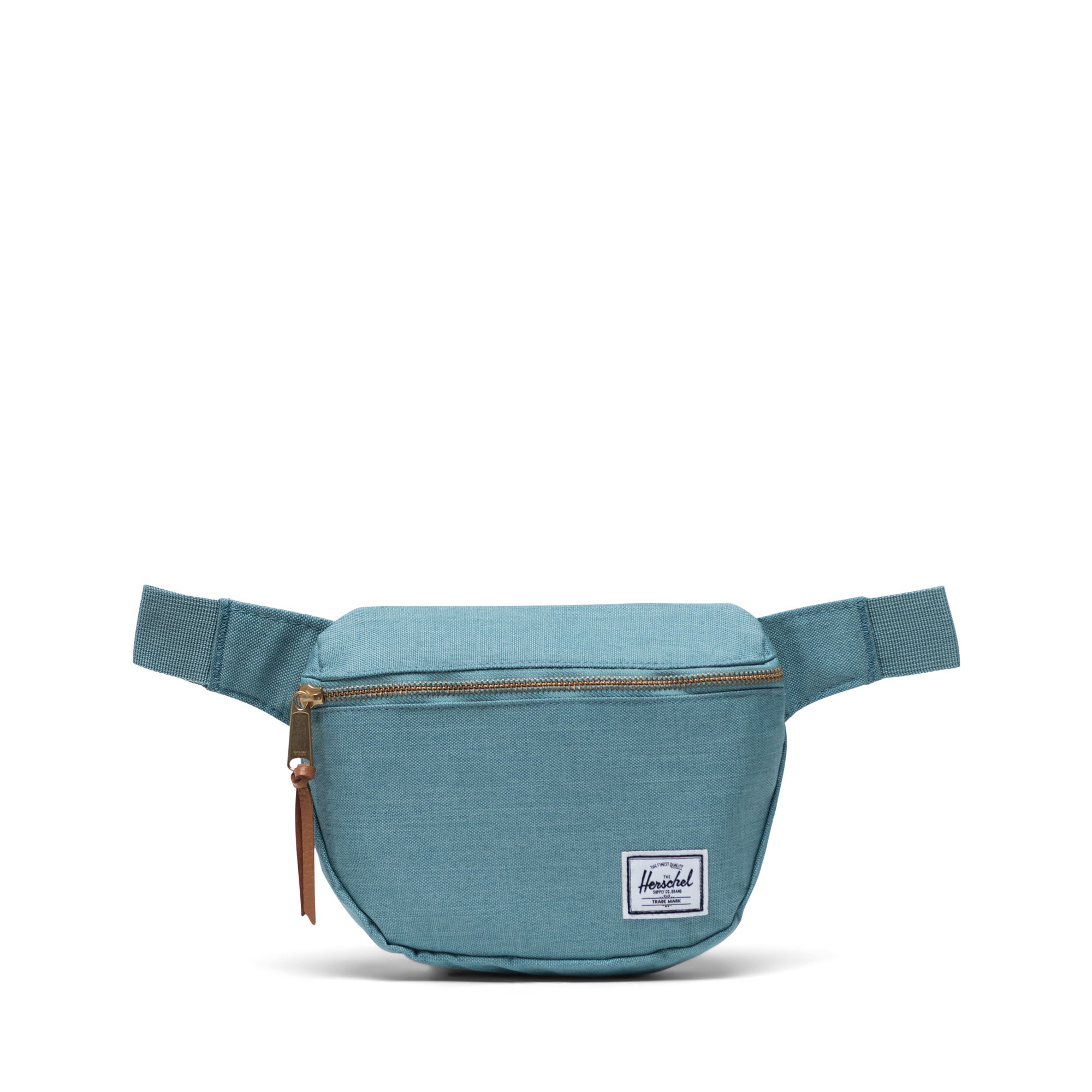 Herschel Fifteen Hip Pack, oil blue crosshatch — available at Norwood