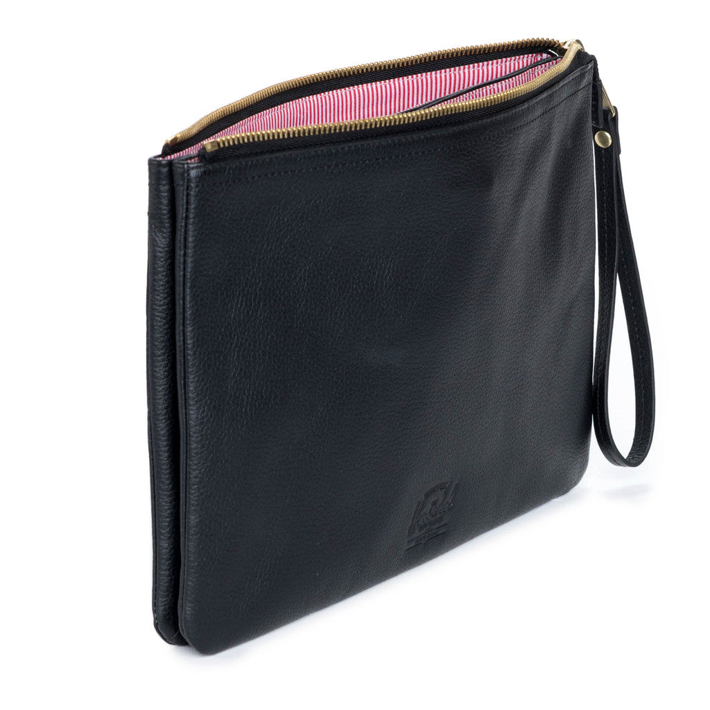 Herschel Casey XL Leather Bag - Black — available at Norwood