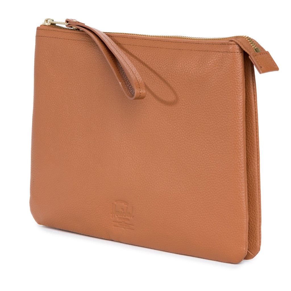 Herschel Casey XL Leather Bag - Tan — available at Norwood