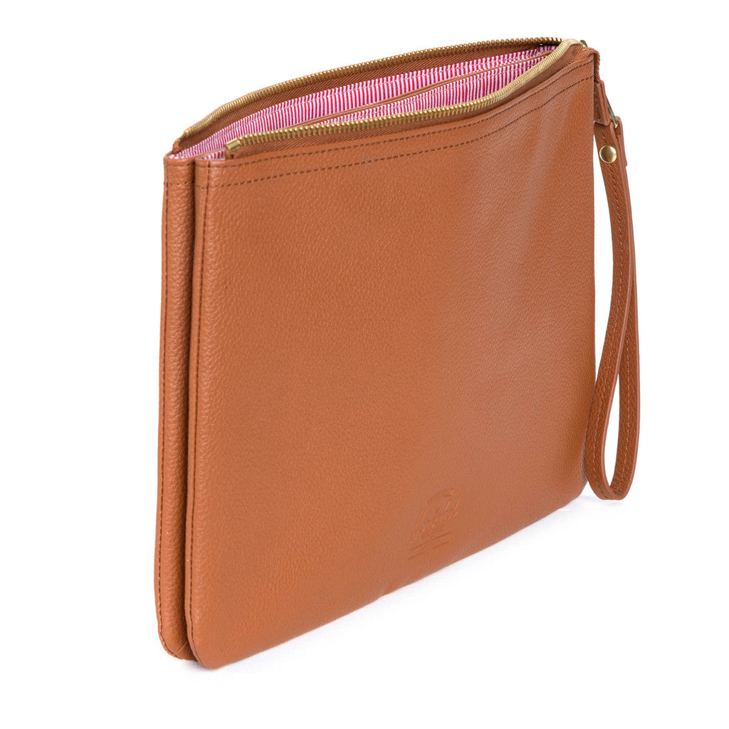 Herschel Casey XL Leather Bag - Tan — available at Norwood