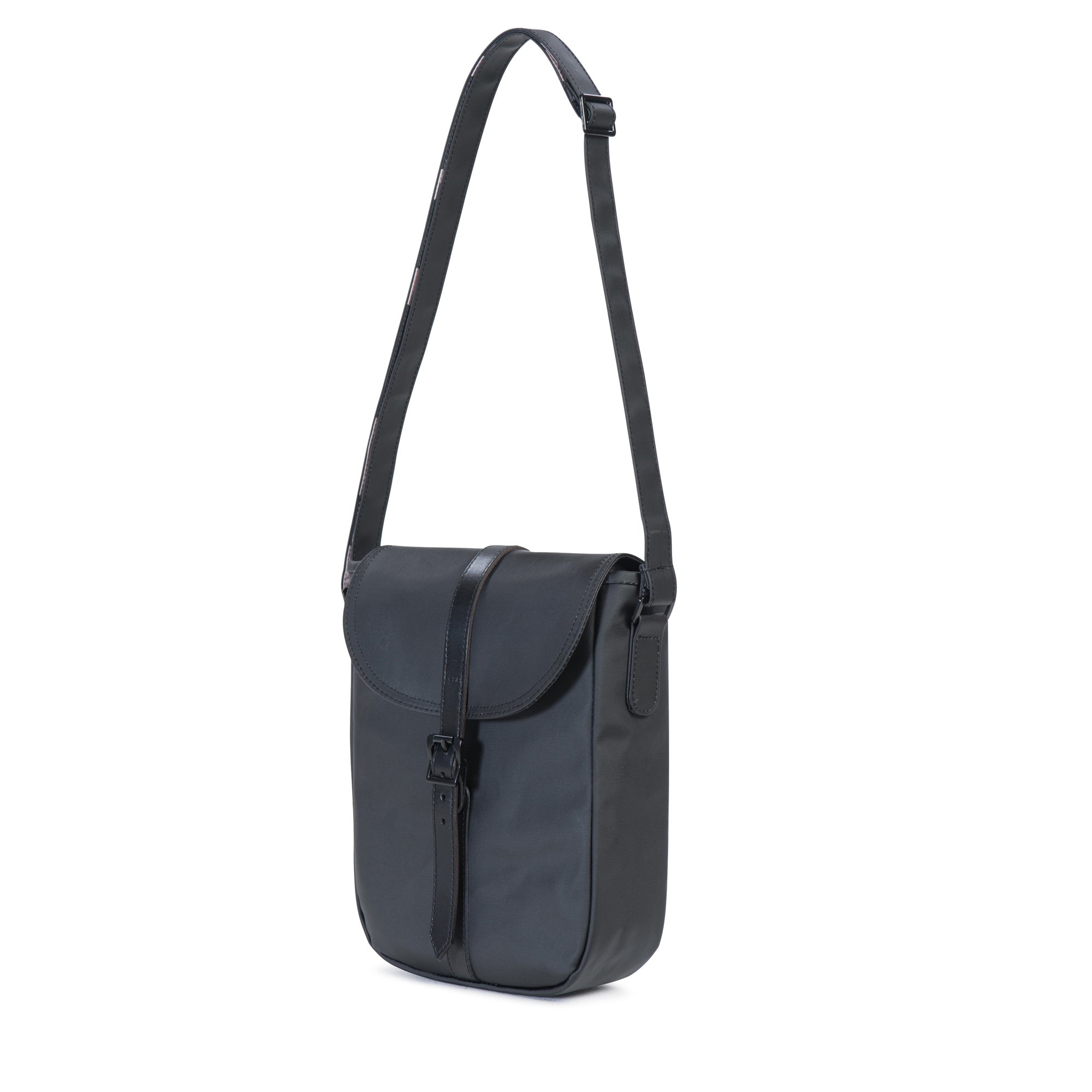 Herschel Kingsgate Crossbody Bag, Black Canvas/Leather — available at Norwood