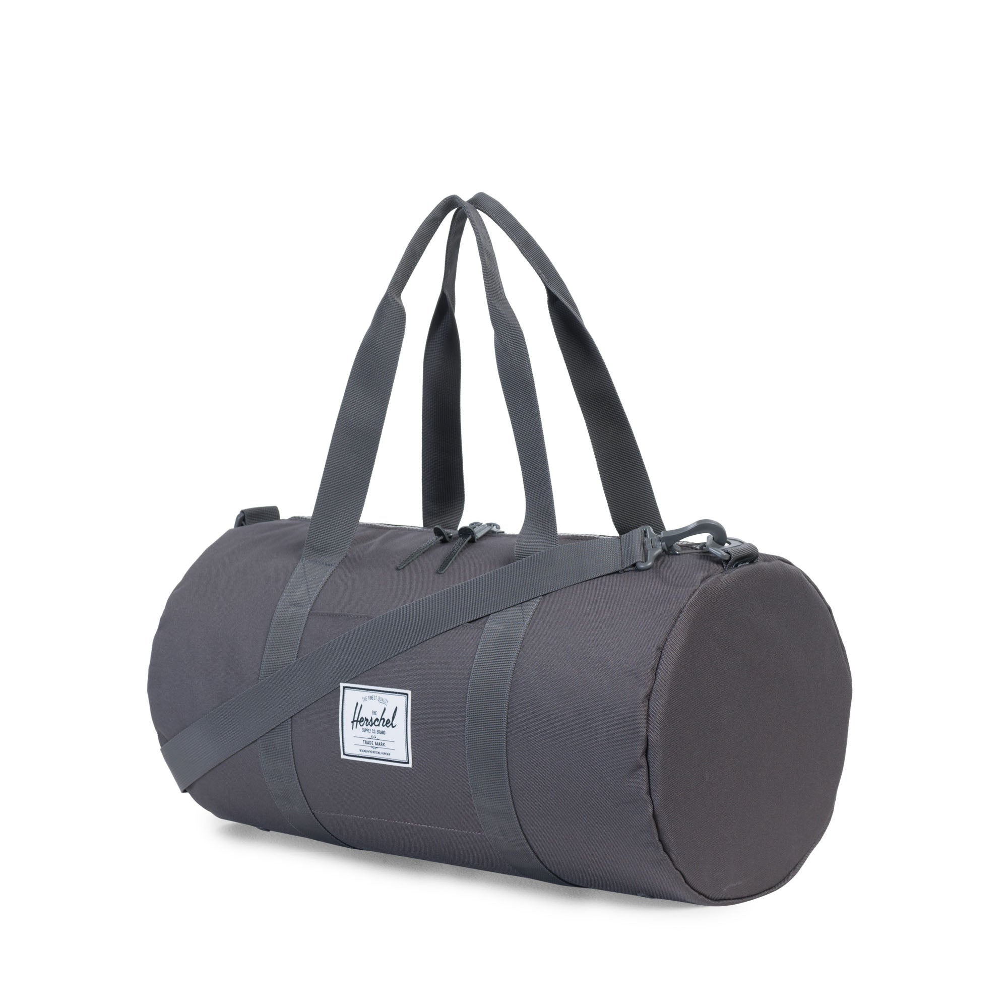 Herschel Sutton Bag, 600D Poly Charcoal — available at Norwood