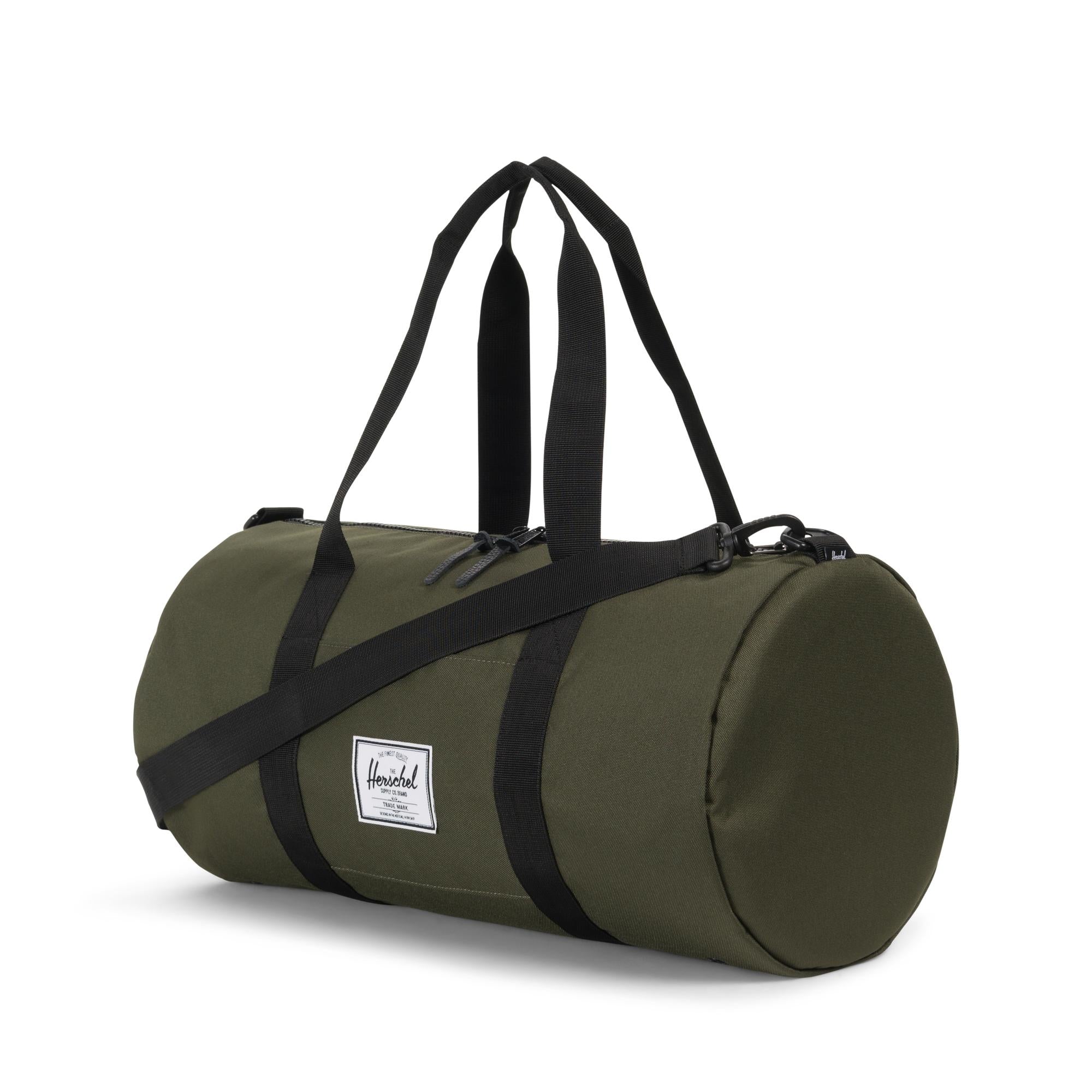 Herschel Sutton Mid duffle, forest night/black — available at Norwood