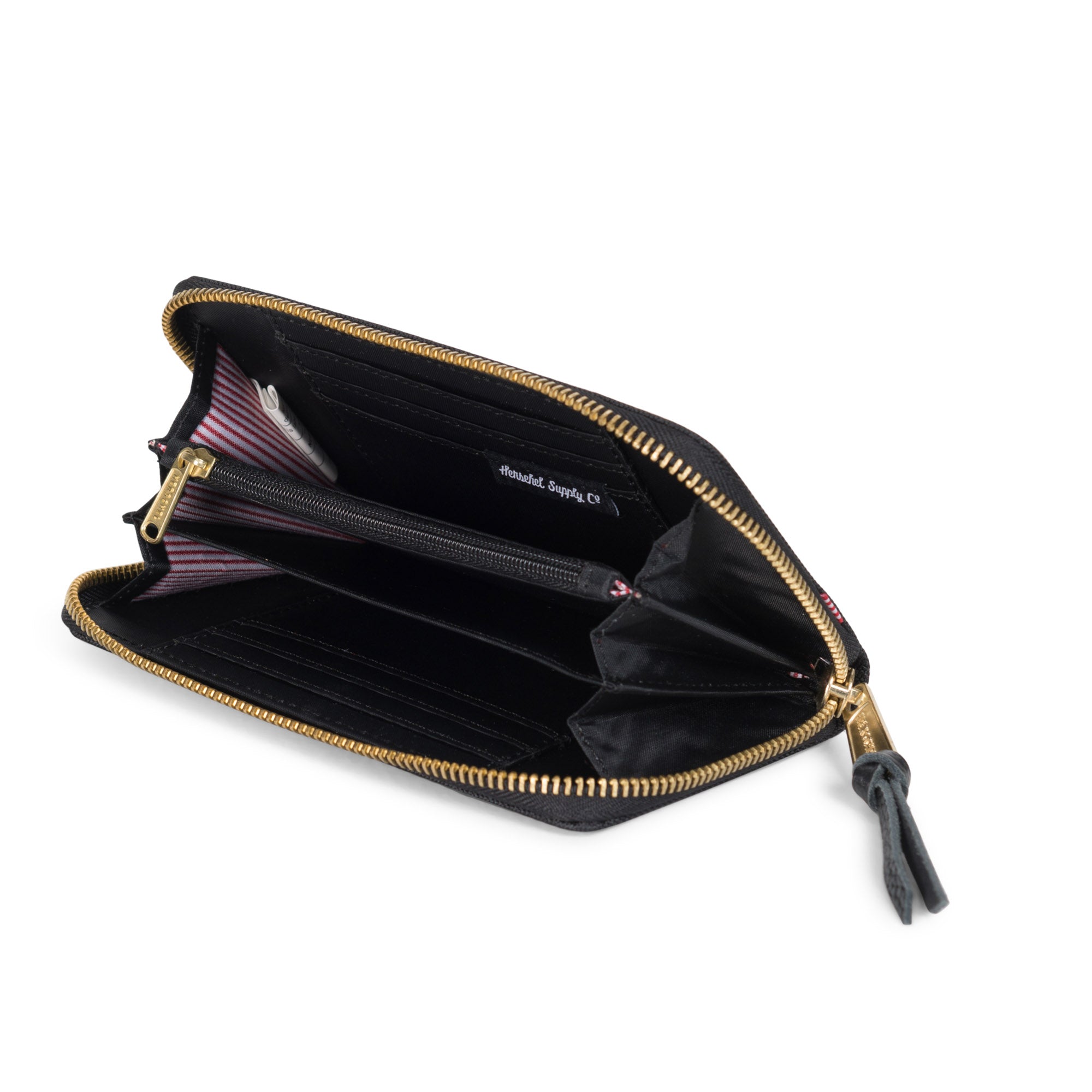 Herschel Thomas Wallet, 600D Poly Black — available at Norwood