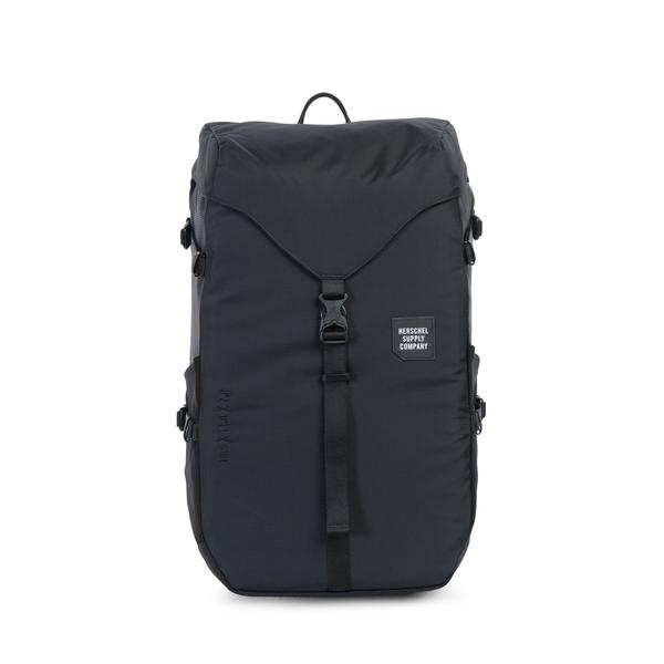 Herschel Barlow Trail Backpack, medium, black/black — available at Norwood