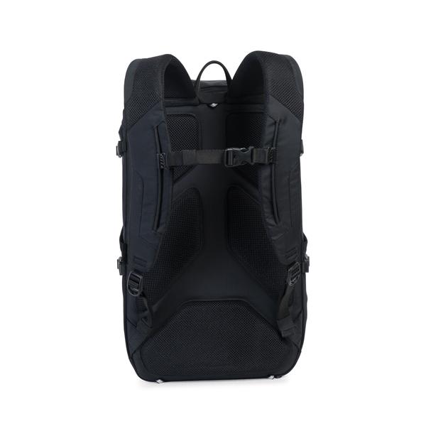 Herschel Barlow Trail Backpack, medium, black/black — available at Norwood