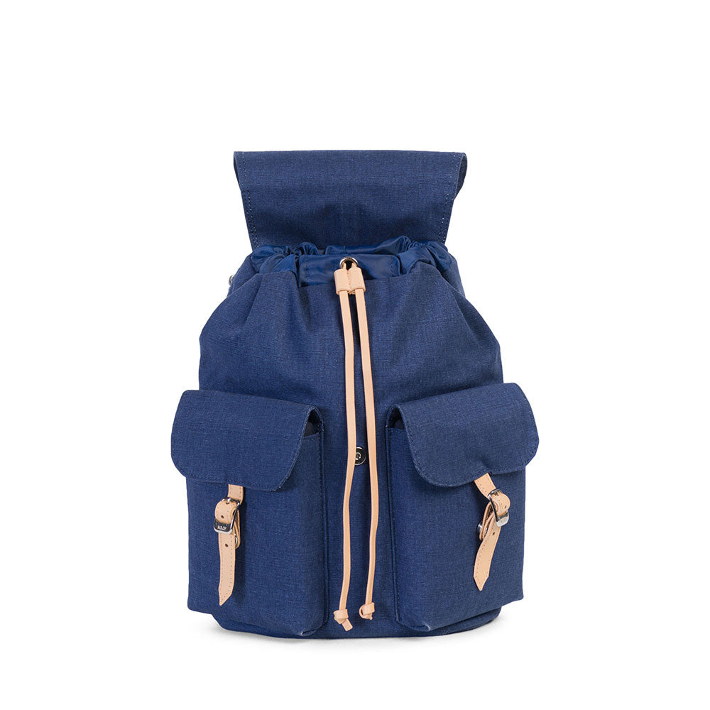 Herschel Dawson Backpack - Washed Denim/Veggie Tan Leather — available at Norwood