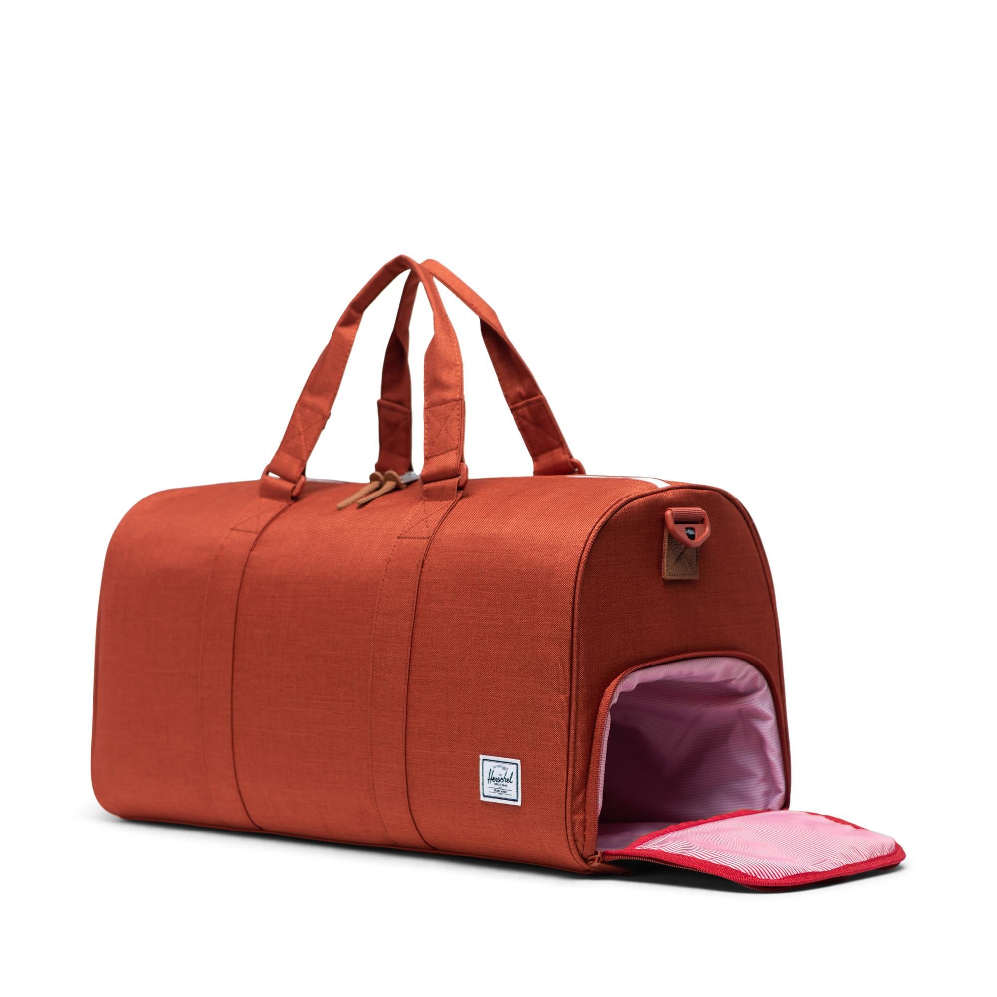 Herschel Novel Mid-Volume Duffle, Picante Crosshatch — available at Norwood