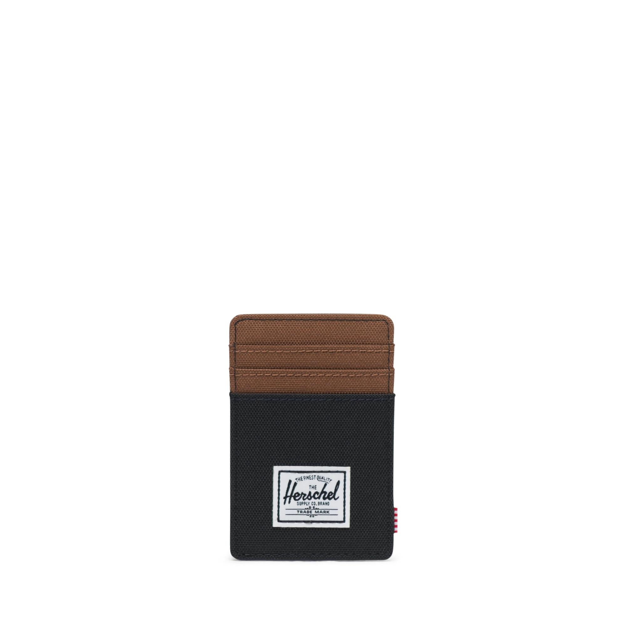 Herschel Raven wallet, black/saddle brown — available at Norwood