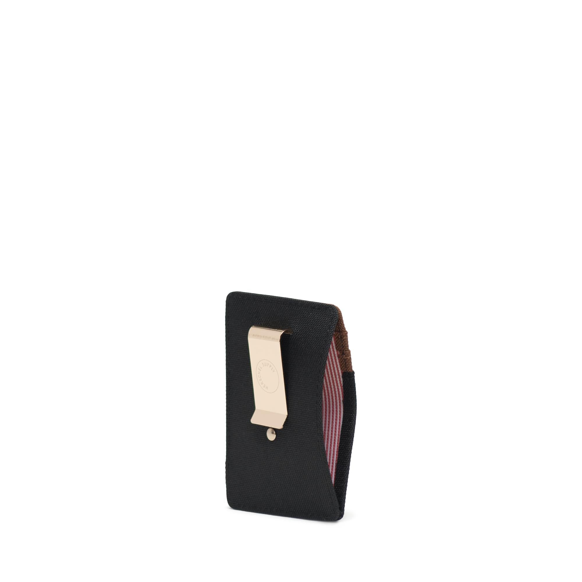 Herschel Raven wallet, black/saddle brown — available at Norwood