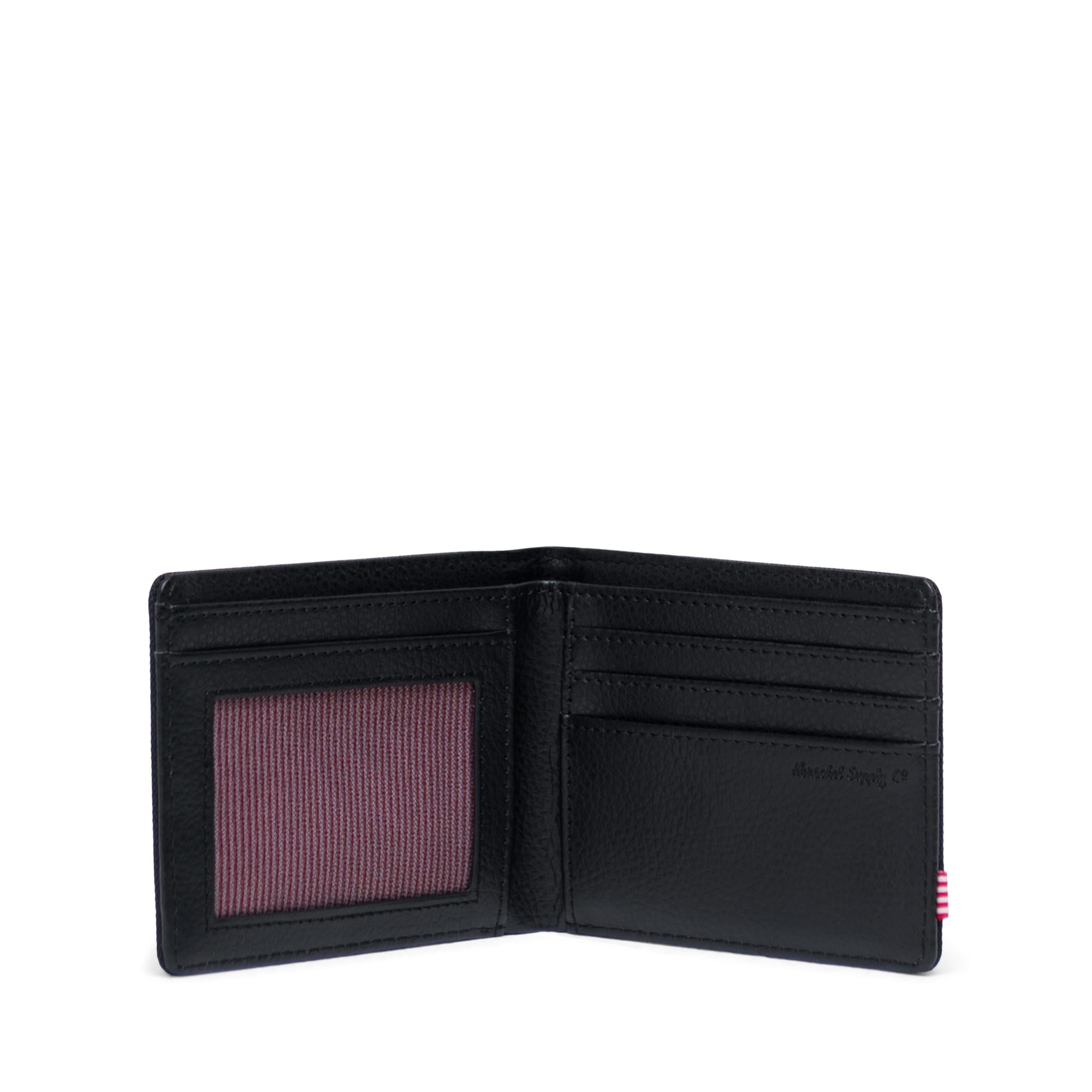 Herschel Hank wallet, black/black — available at Norwood