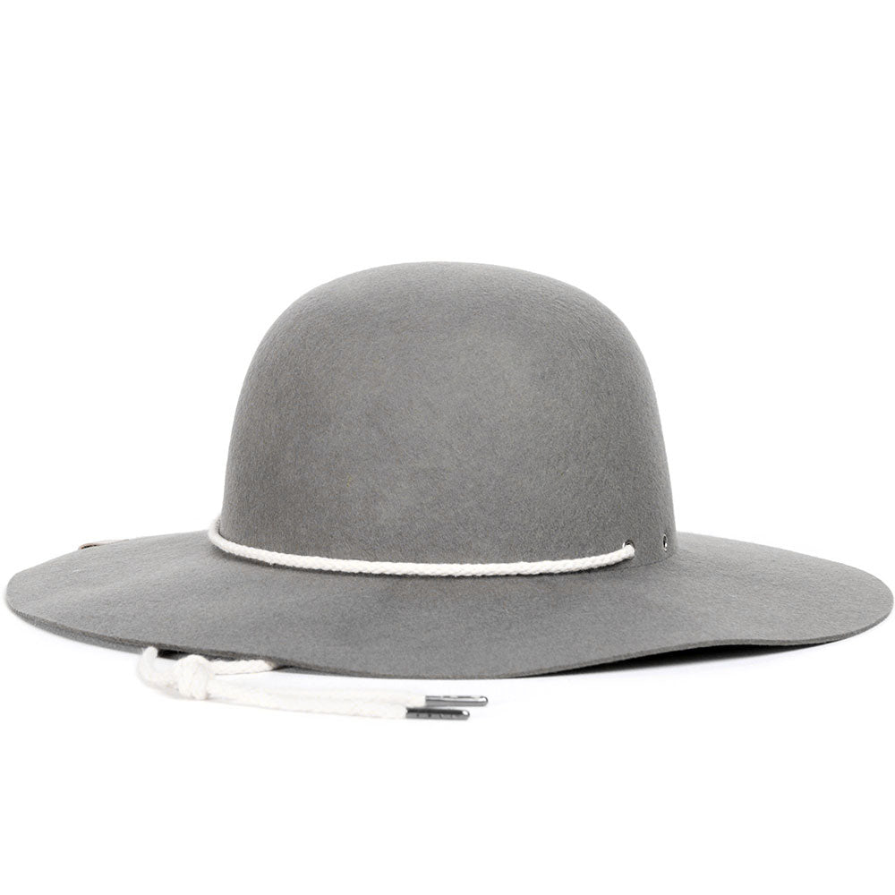 Herschel Gambier Felt Hat, Grey — available at Norwood