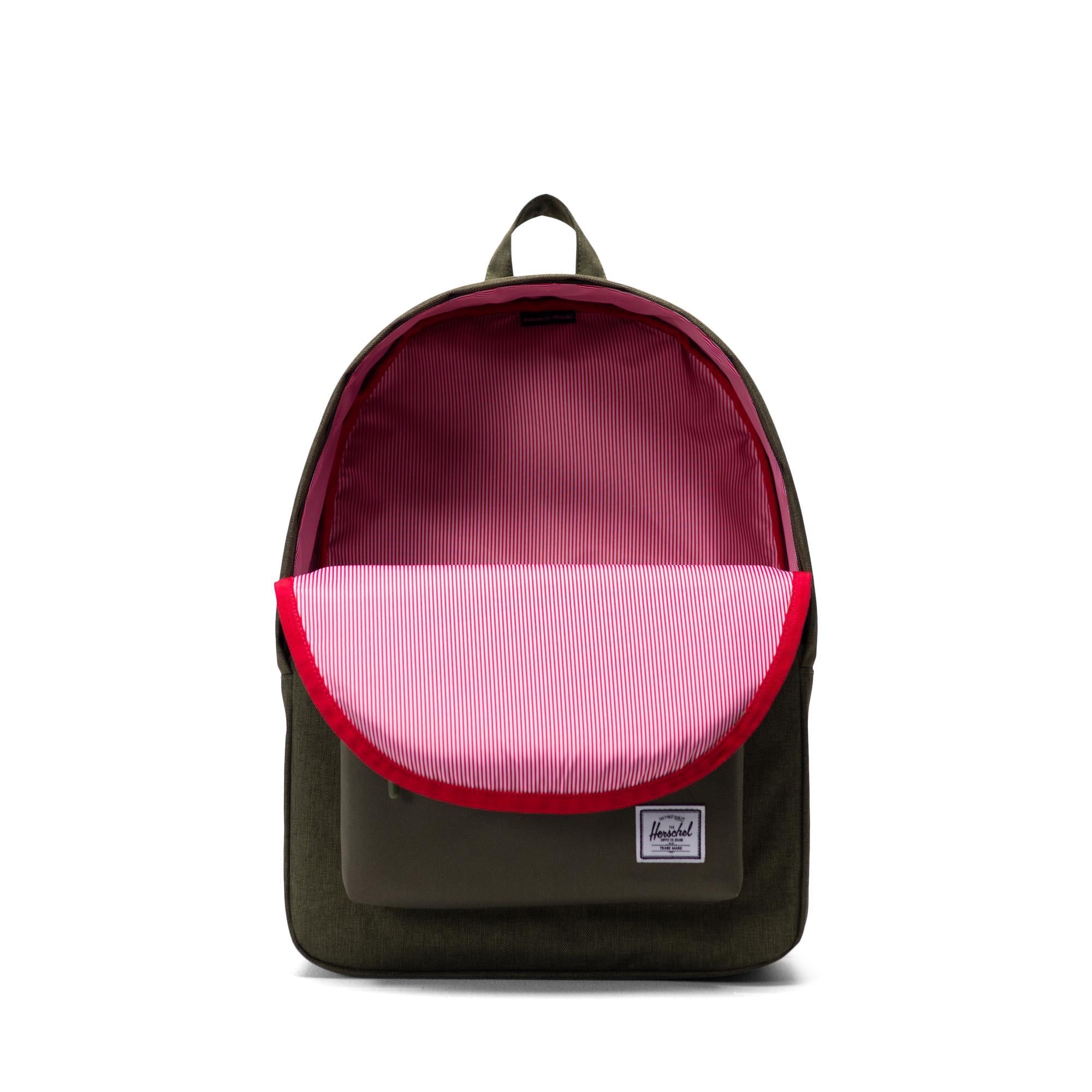 Herschel Classic Backpack - Olive Night Crosshatch/Olive Night — available at Norwood