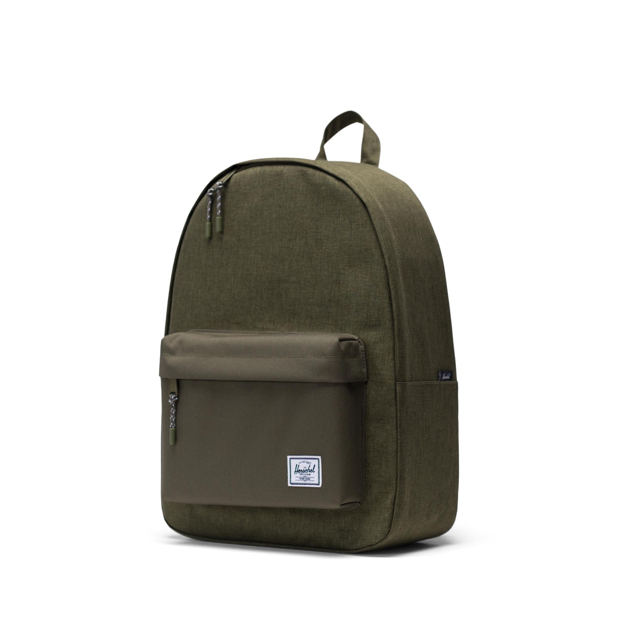 Herschel Classic Backpack - Olive Night Crosshatch/Olive Night — available at Norwood