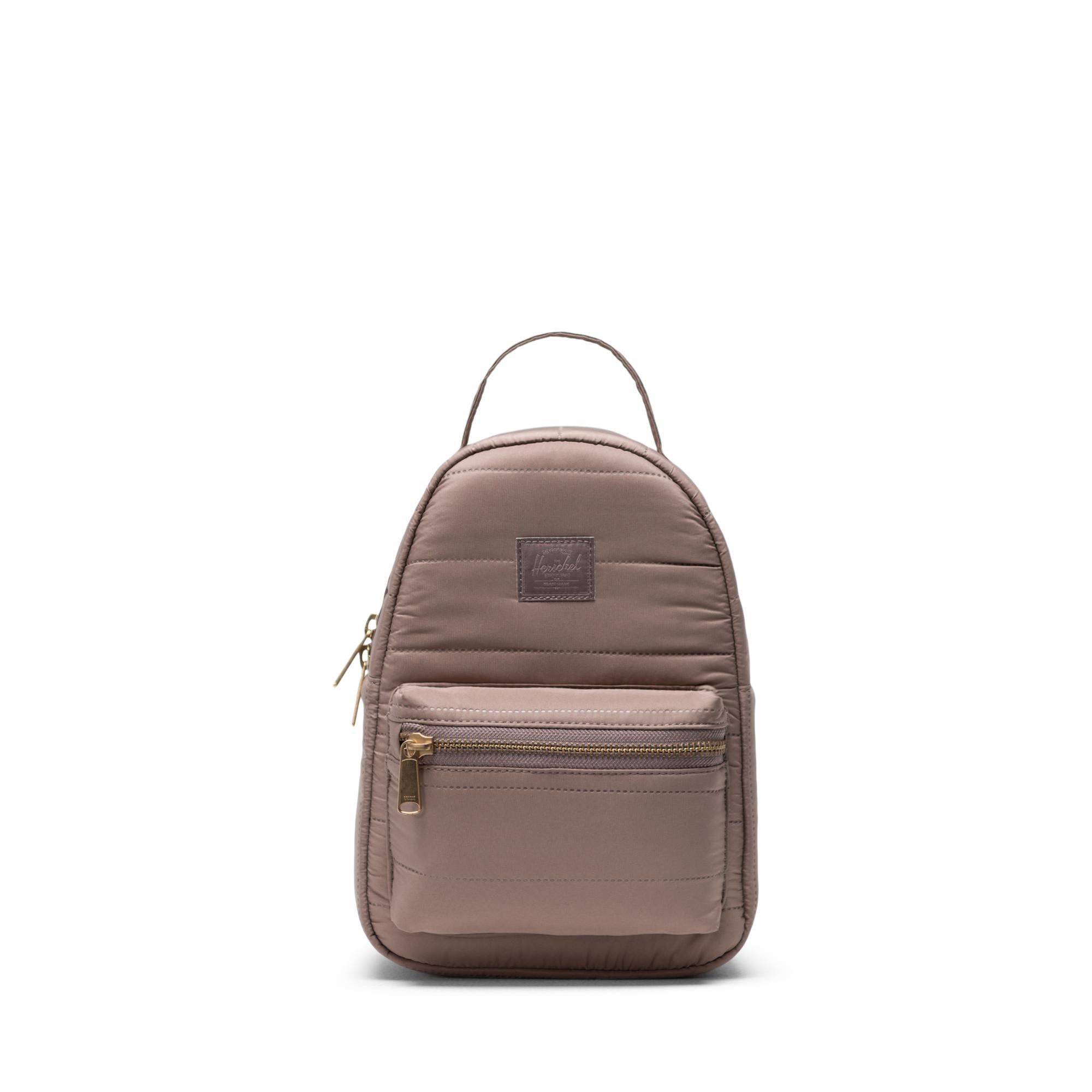Herschel Nova mini quilted backpack, pinebark — available at Norwood