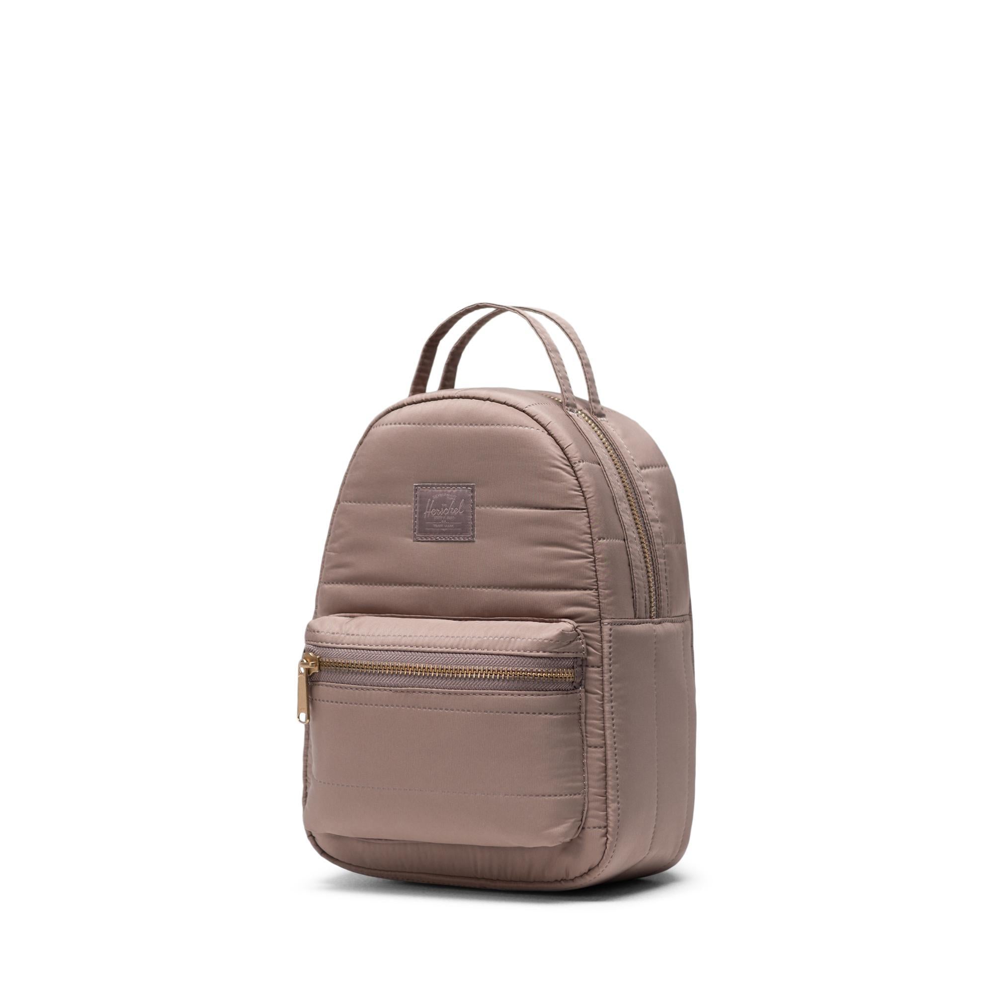 Herschel Nova mini quilted backpack, pinebark — available at Norwood