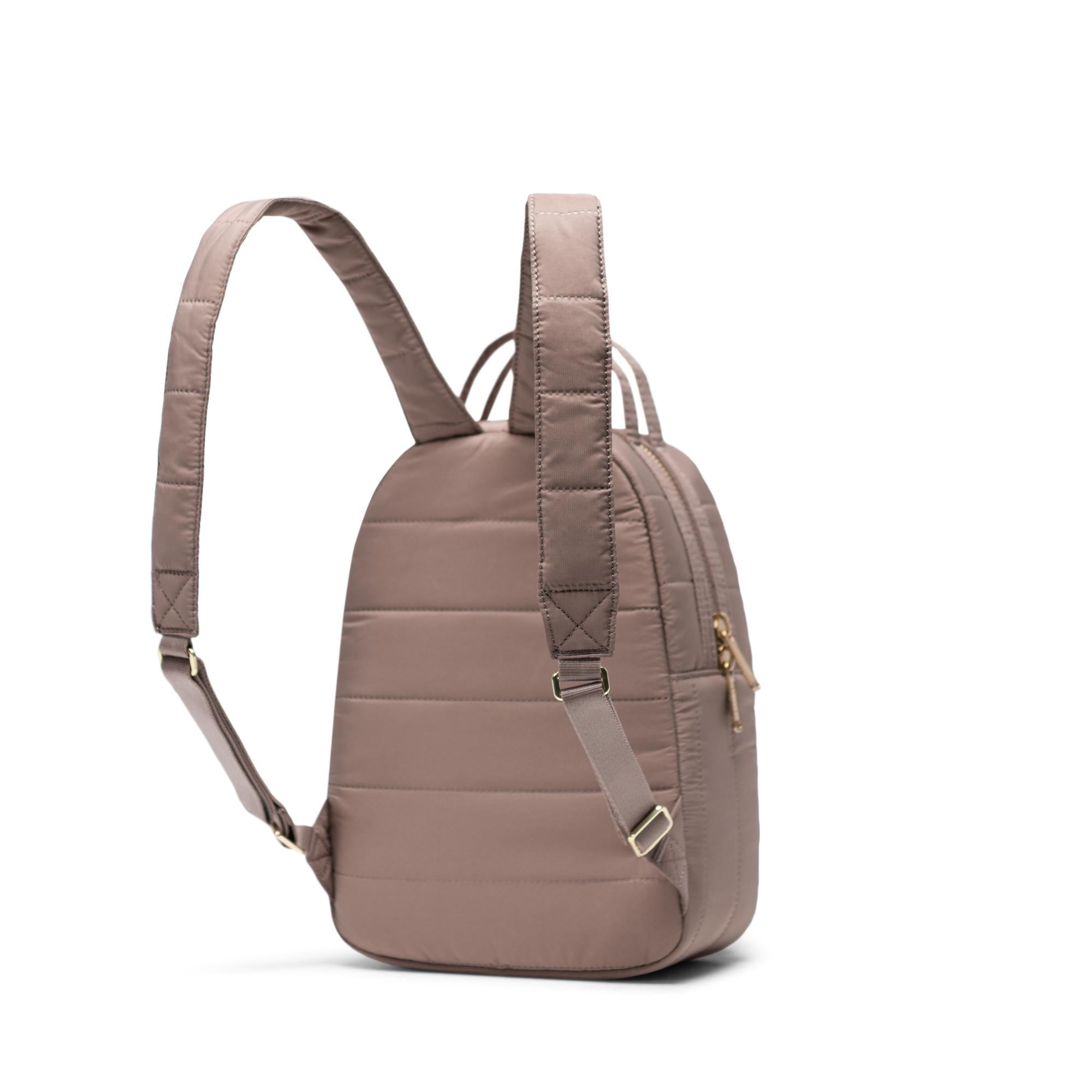 Herschel Nova mini quilted backpack, pinebark — available at Norwood