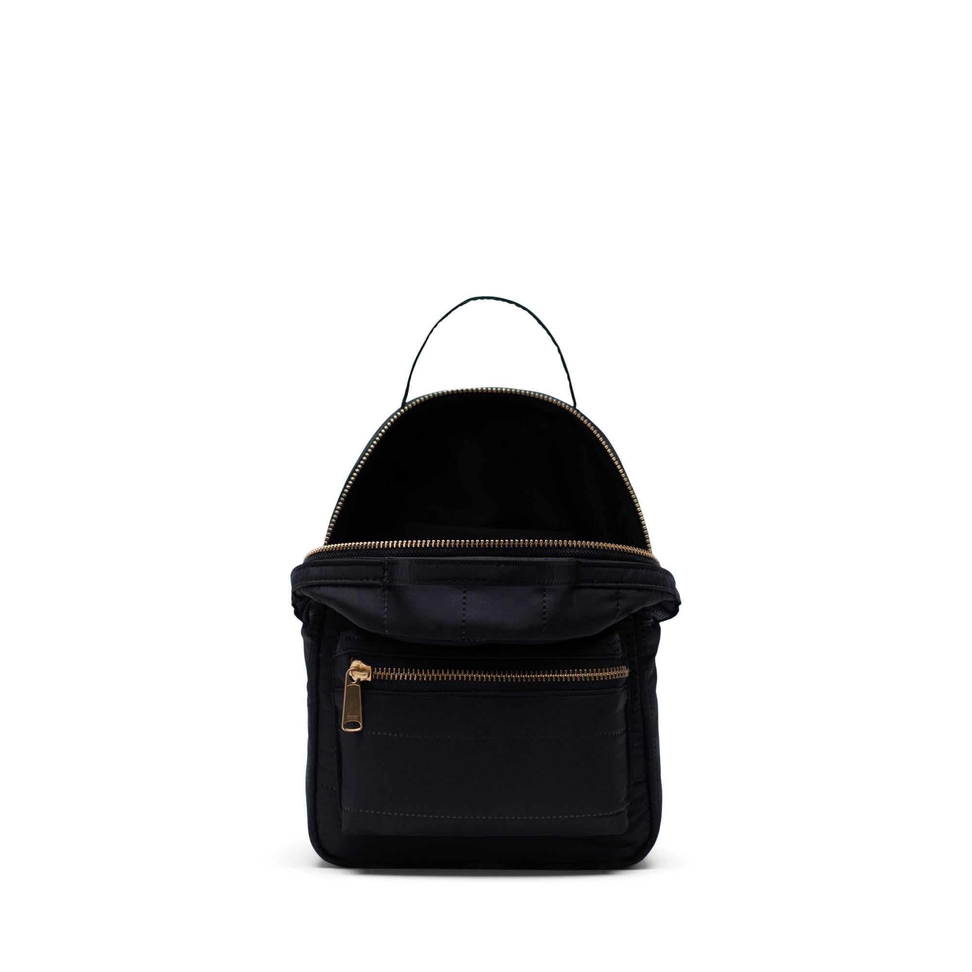 Herschel Nova mini quilted backpack, black — available at Norwood