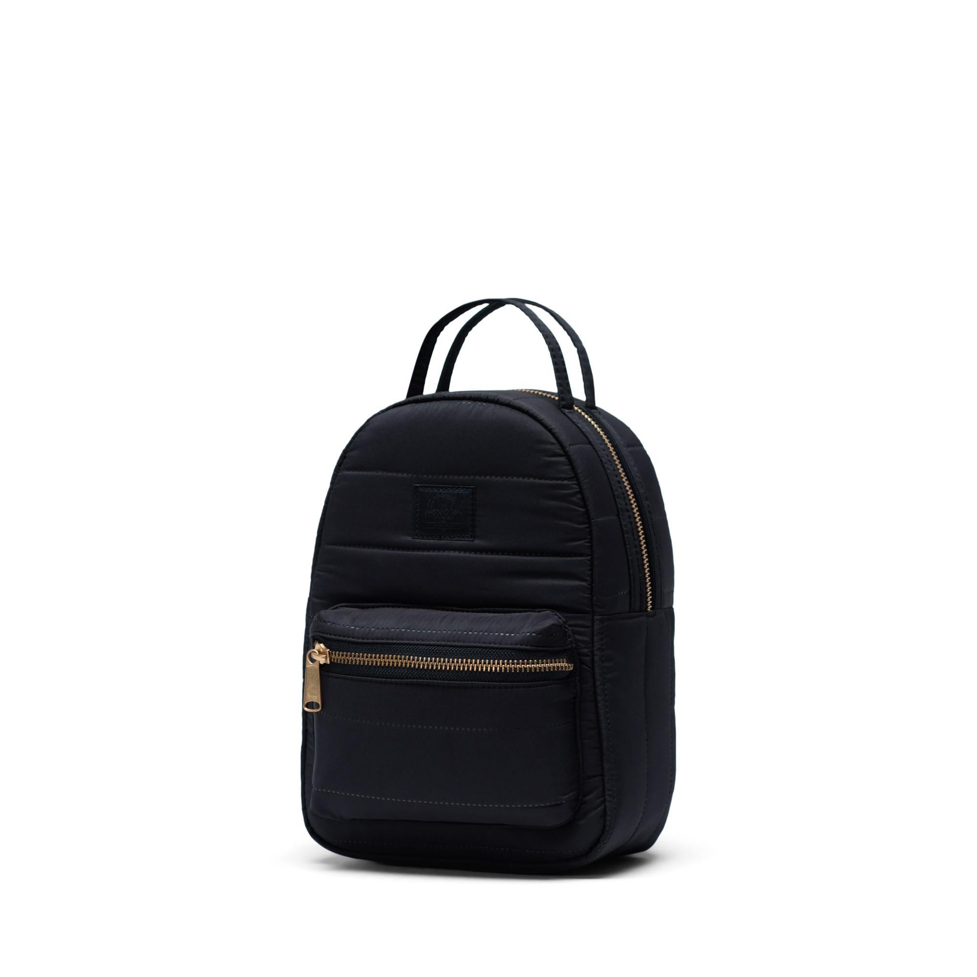 Herschel Nova mini quilted backpack, black — available at Norwood