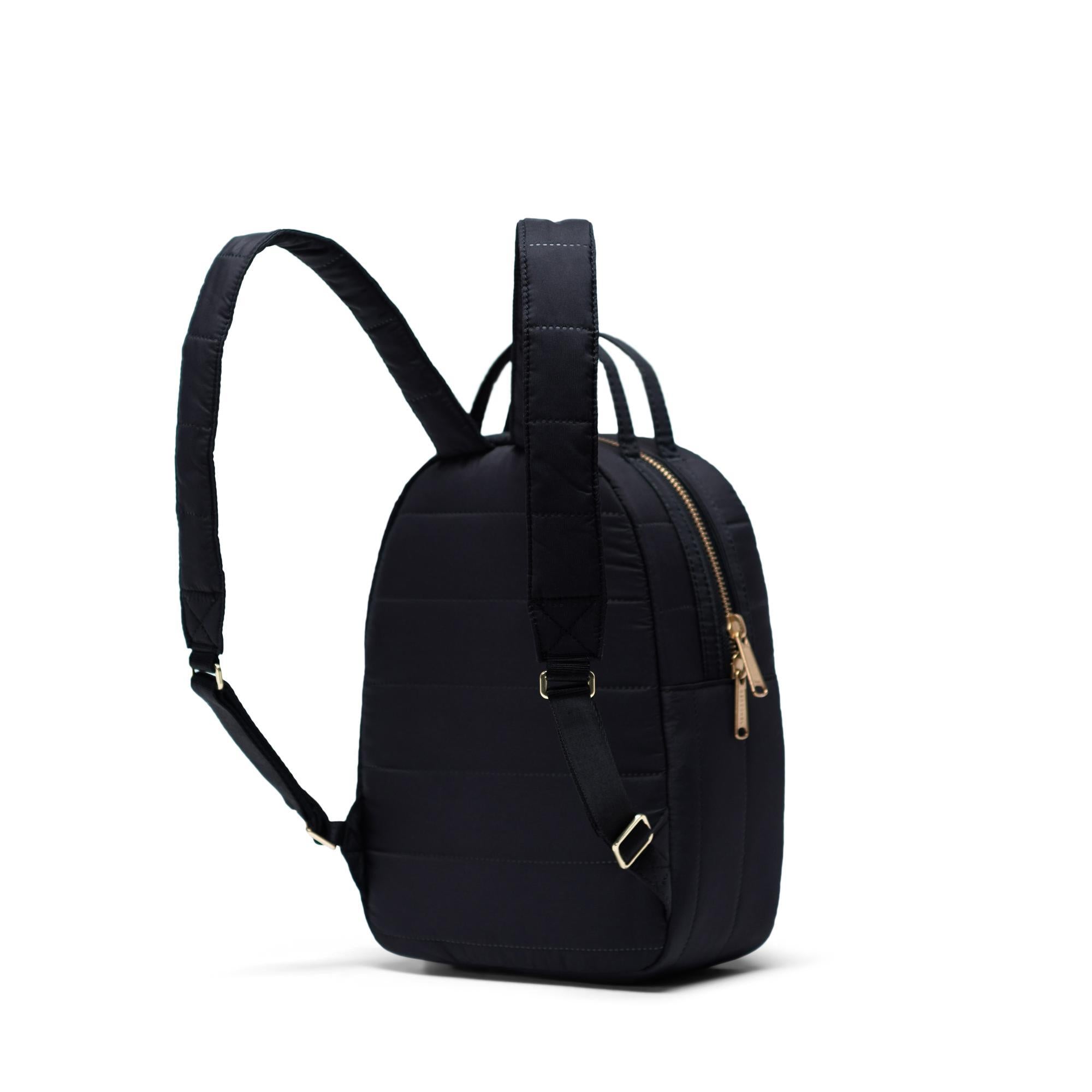 Herschel Nova mini quilted backpack, black — available at Norwood