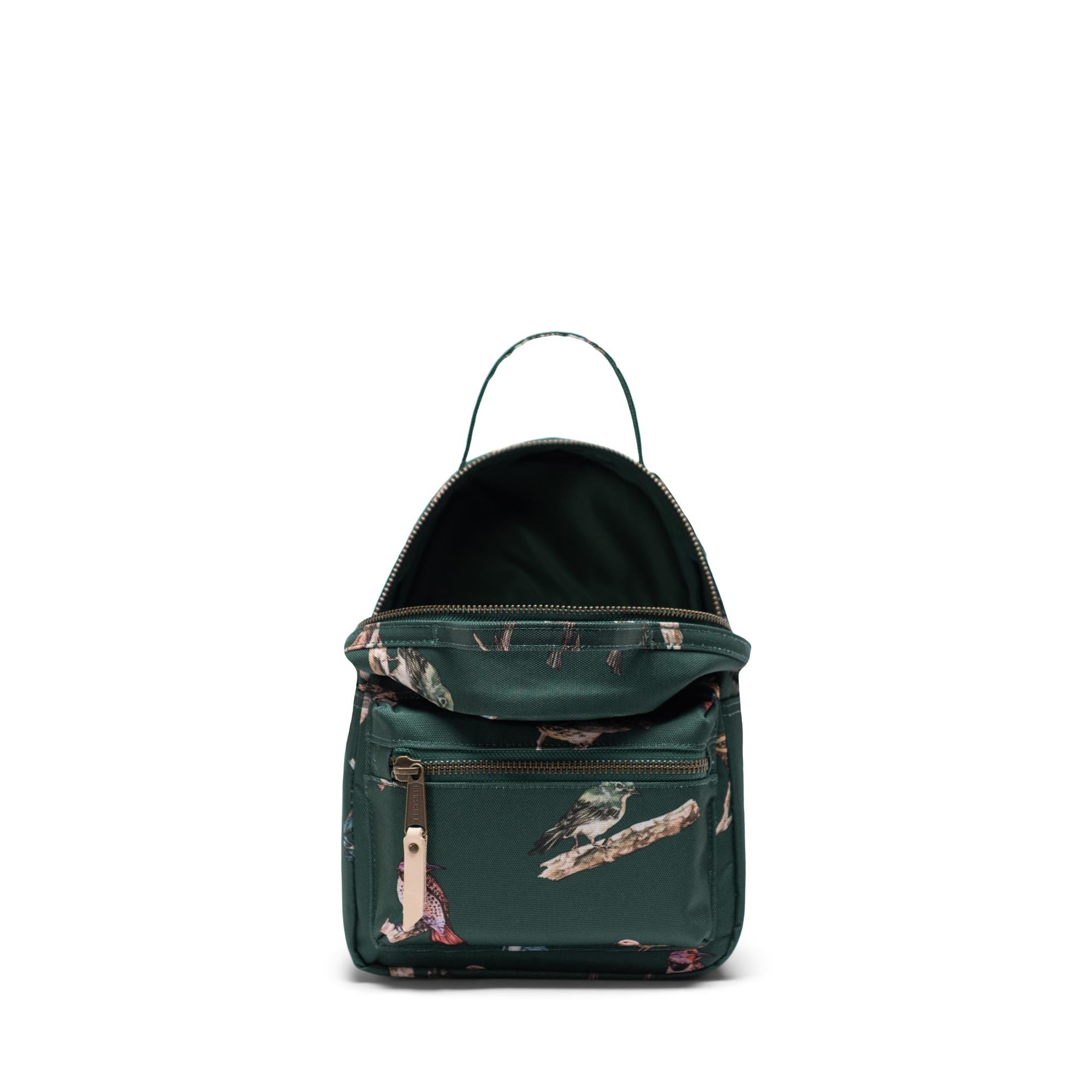 Herschel Nova Mini backpack - Birds of Herschel, dark green — available at Norwood