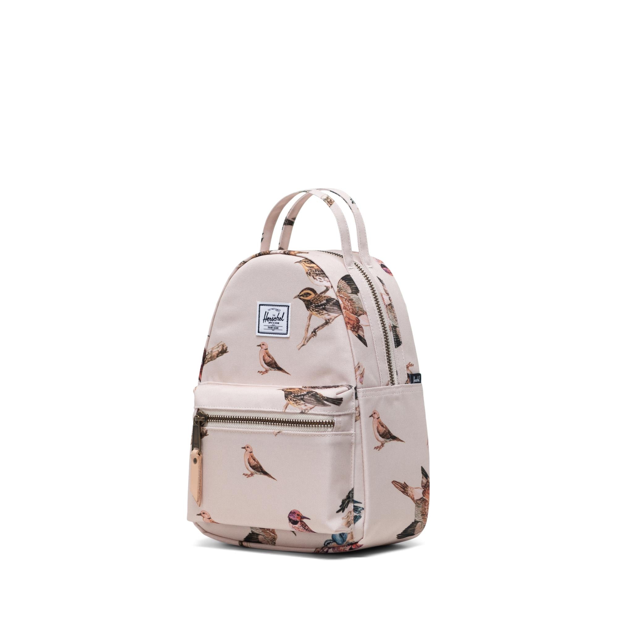 Herschel Nova Mini backpack - Birds of Herschel, natural — available at Norwood