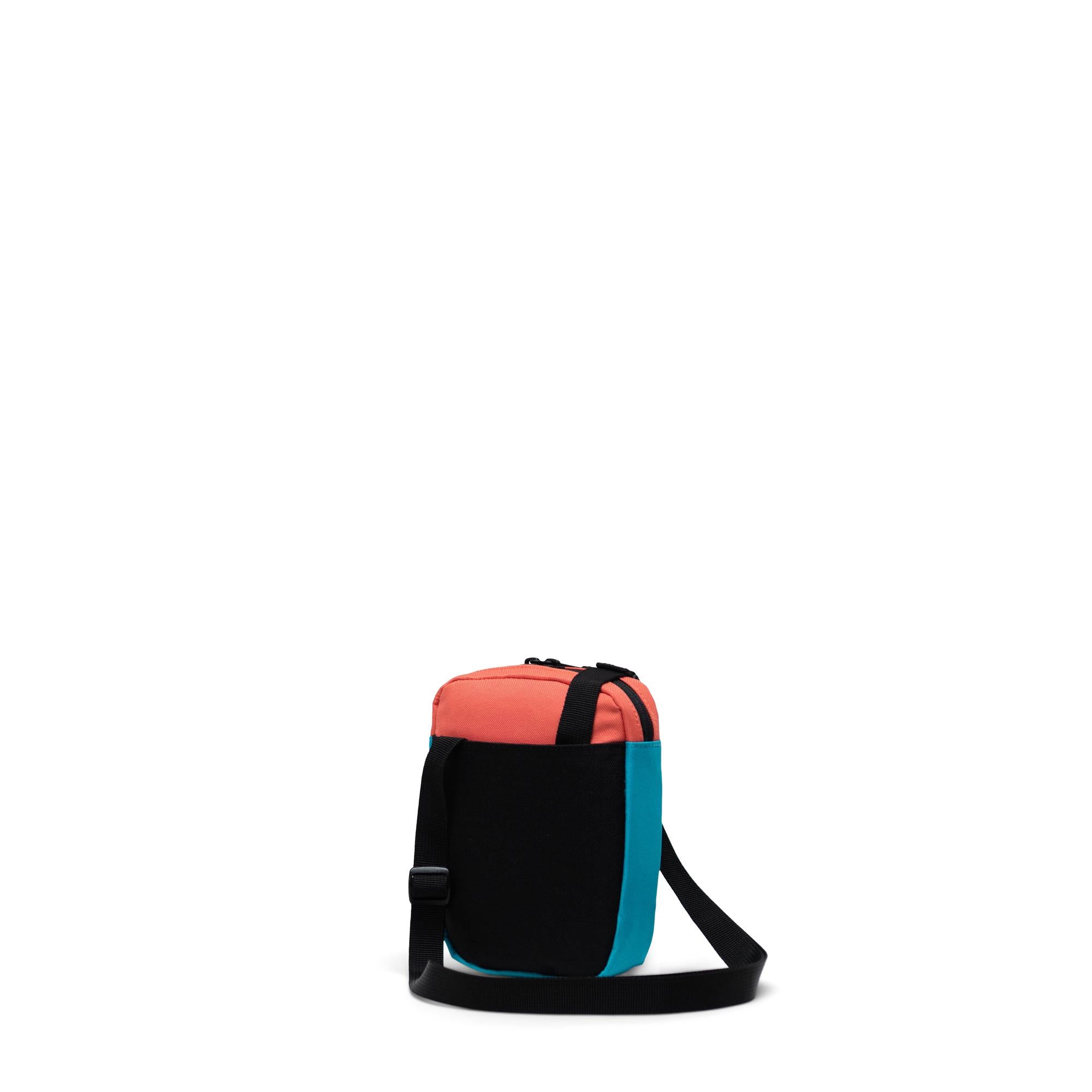 Herschel Cruz Crossbody, blue bird/black/emberglow — available at Norwood