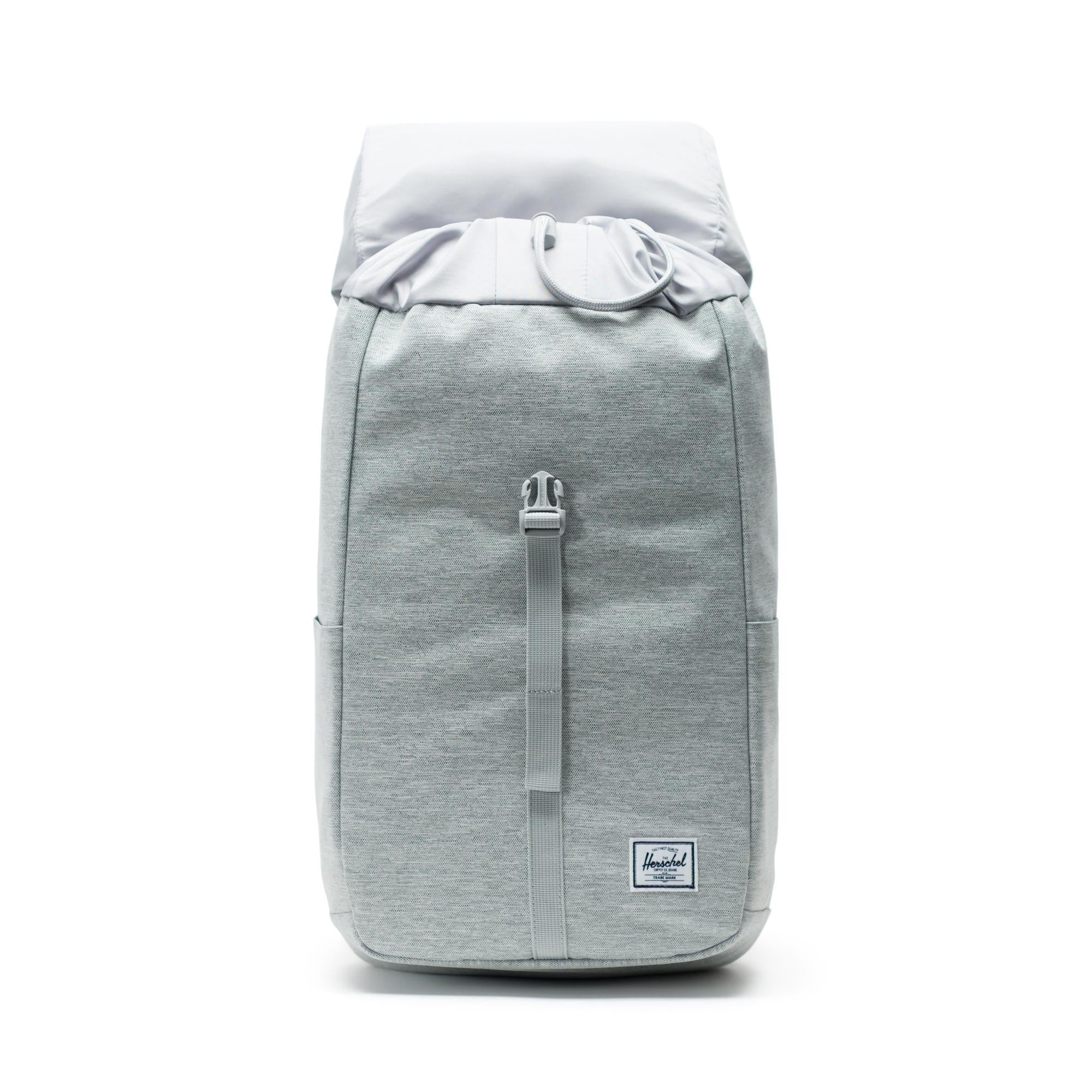 Herschel Thompson Backpack - light grey crosshatch — available at Norwood