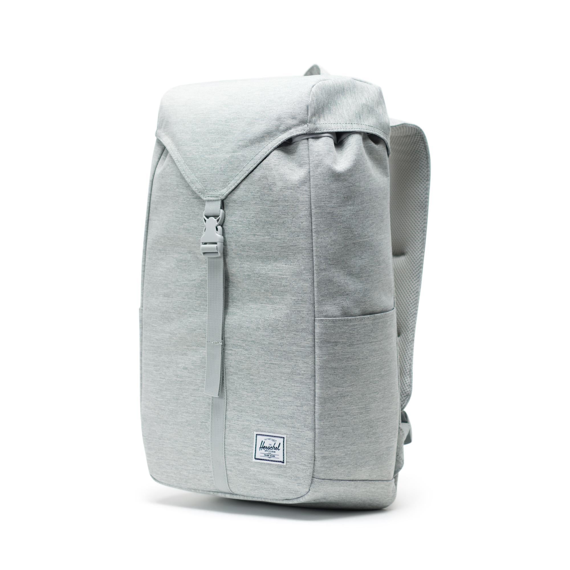 Herschel Thompson Backpack - light grey crosshatch — available at Norwood