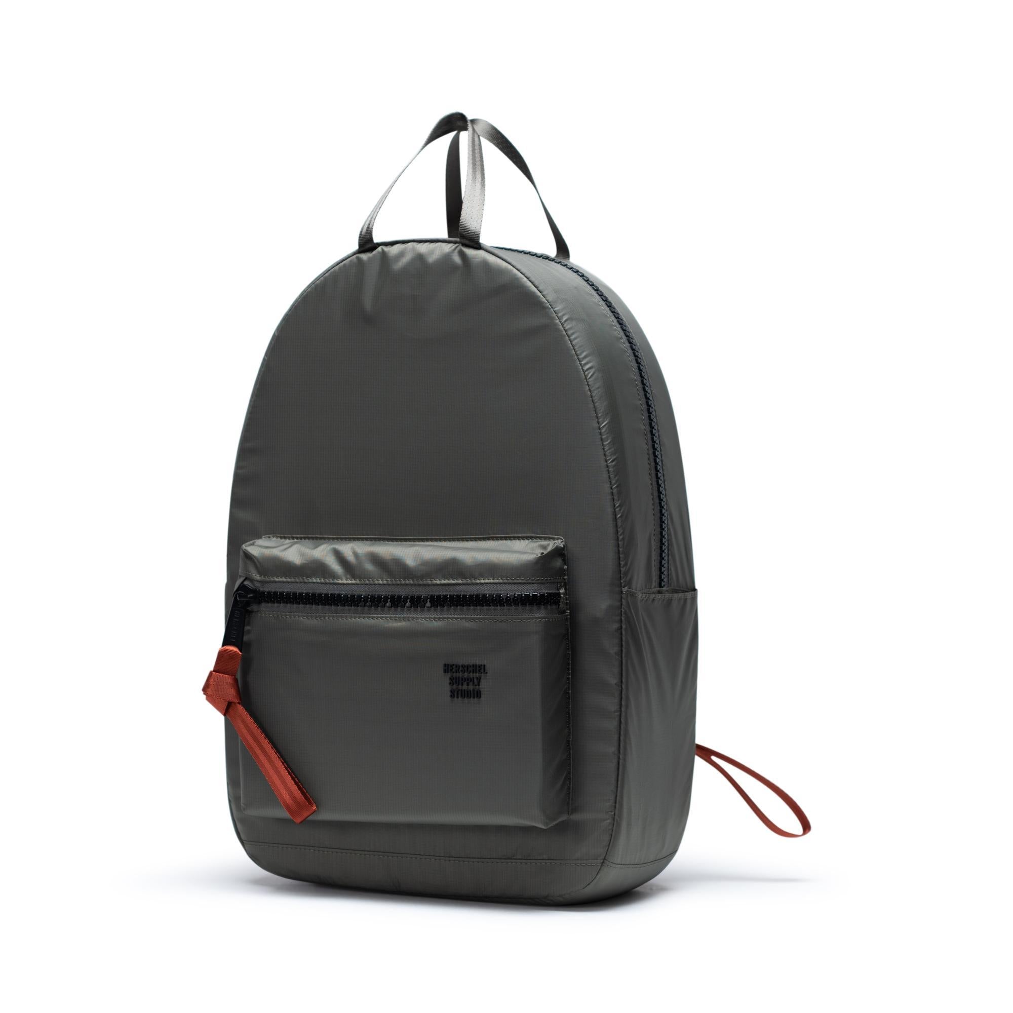 Herschel Studio HS6 backpack, dusty olive/picante/black — available at Norwood