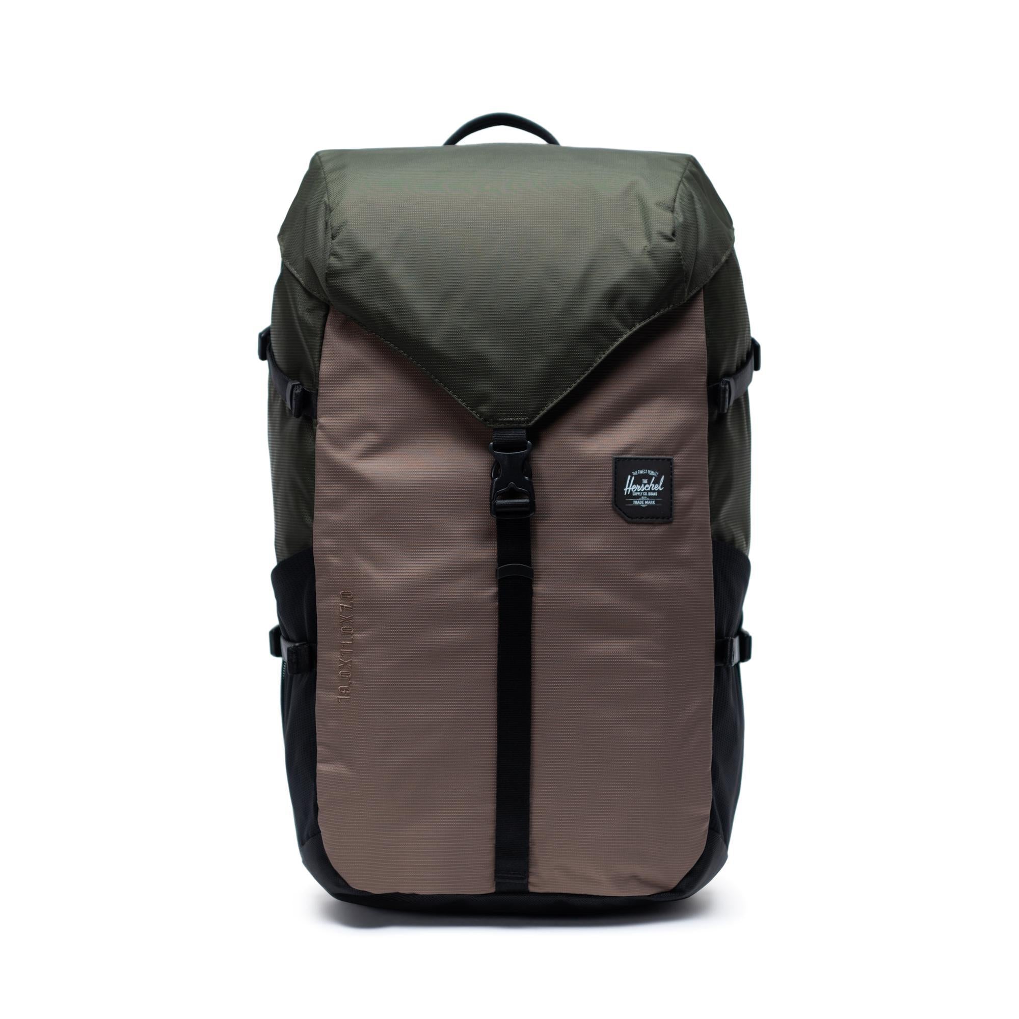 Herschel Barlow large backpack, dark olive multi — available at Norwood