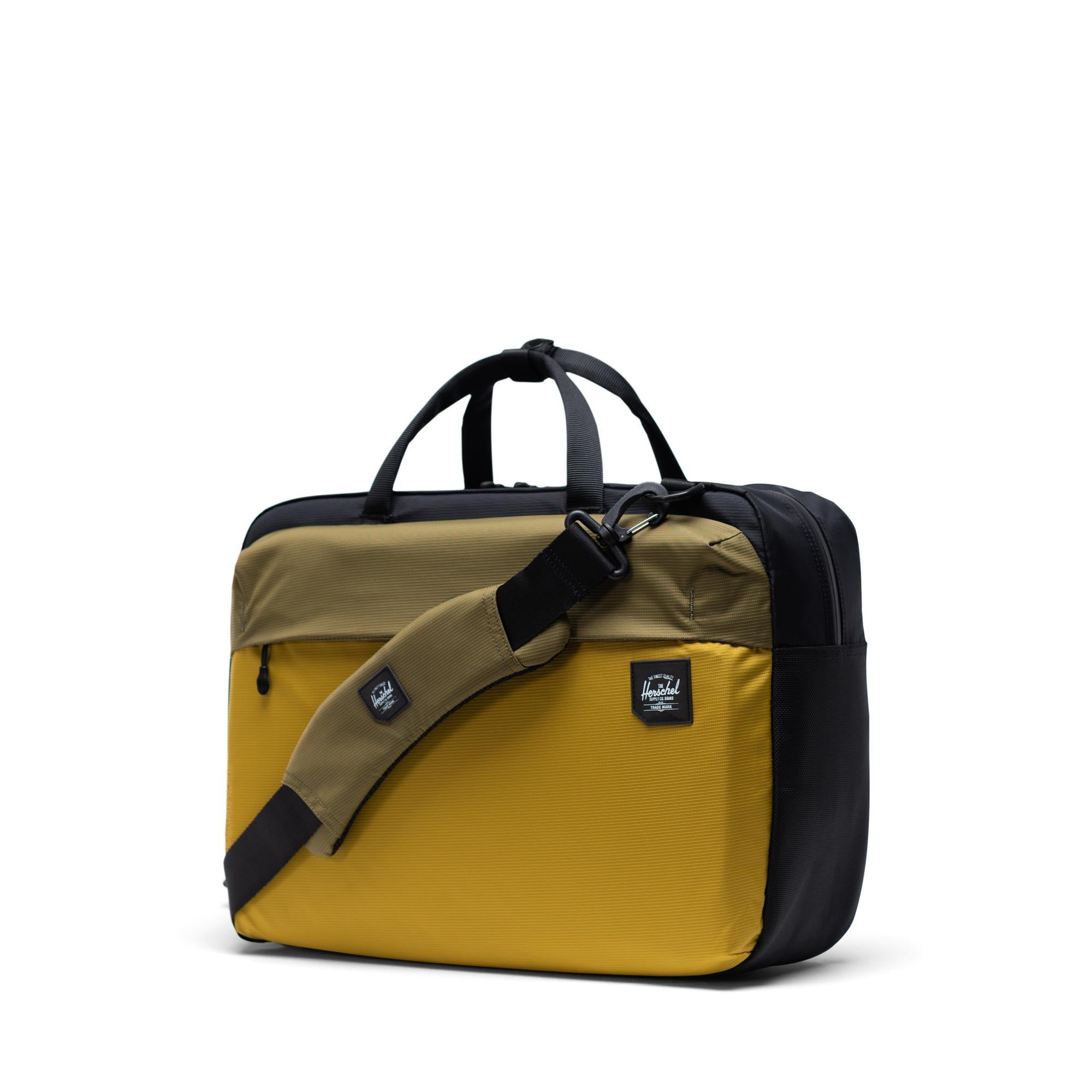 Herschel Britannia Trail messenger bag, Khaki Green/Arrowwood/Black — available at Norwood