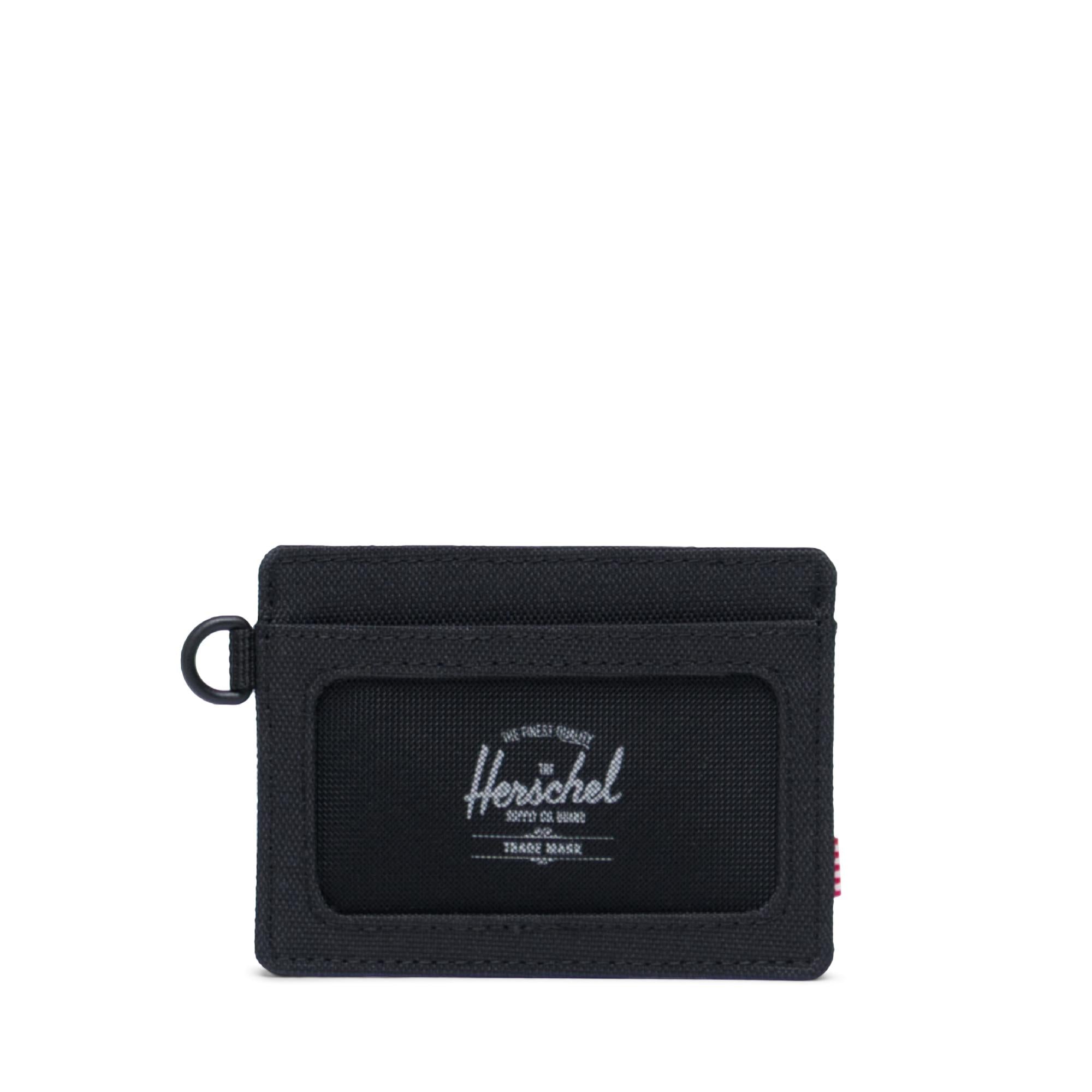 Herschel Charlie ID wallet, black — available at Norwood