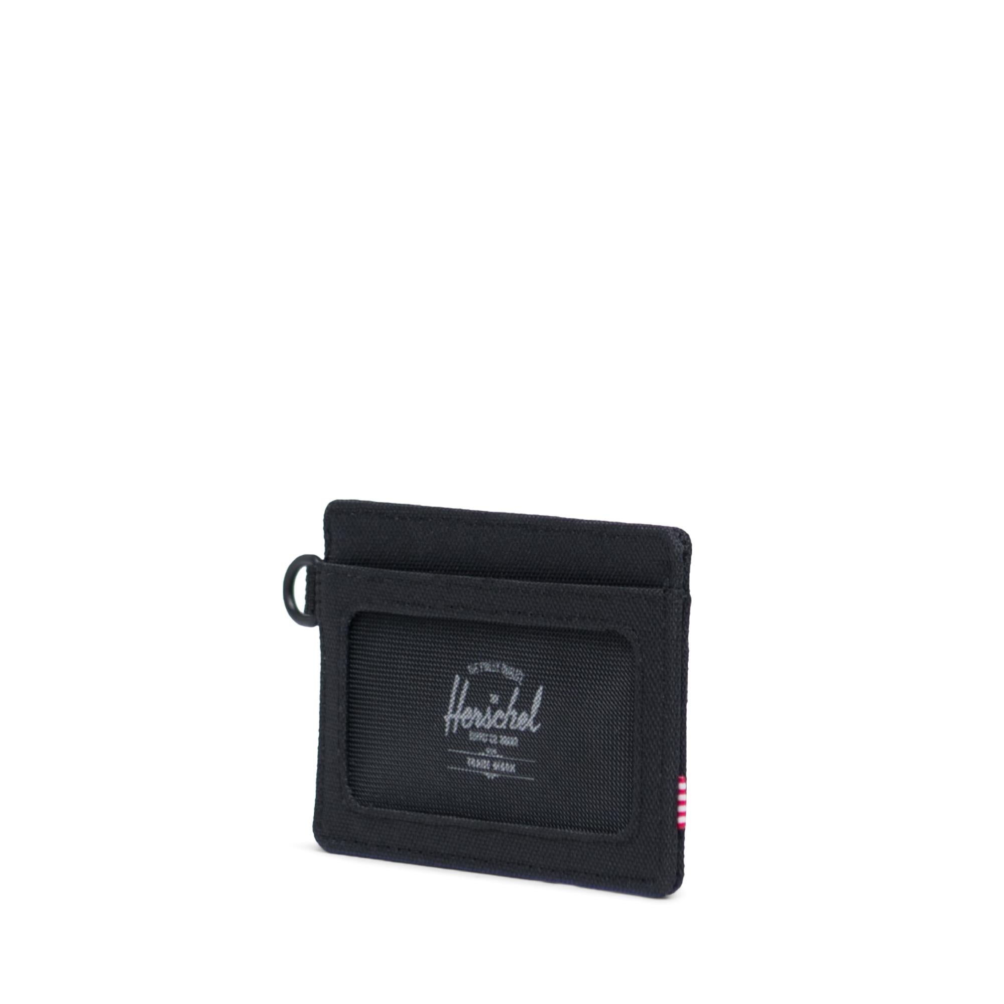 Herschel Charlie ID wallet, black — available at Norwood
