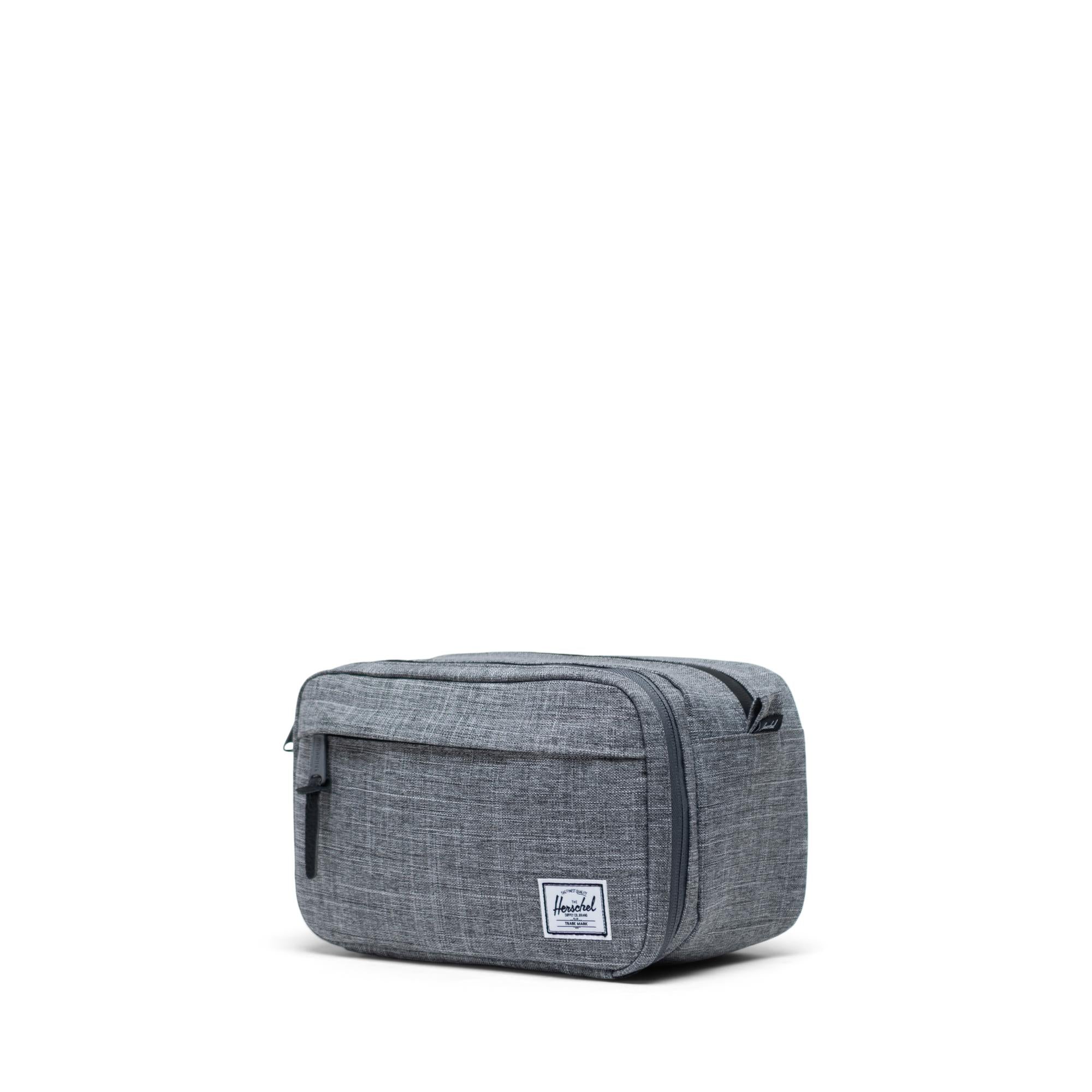 Herschel Chapter X-large, raven crosshatch — available at Norwood