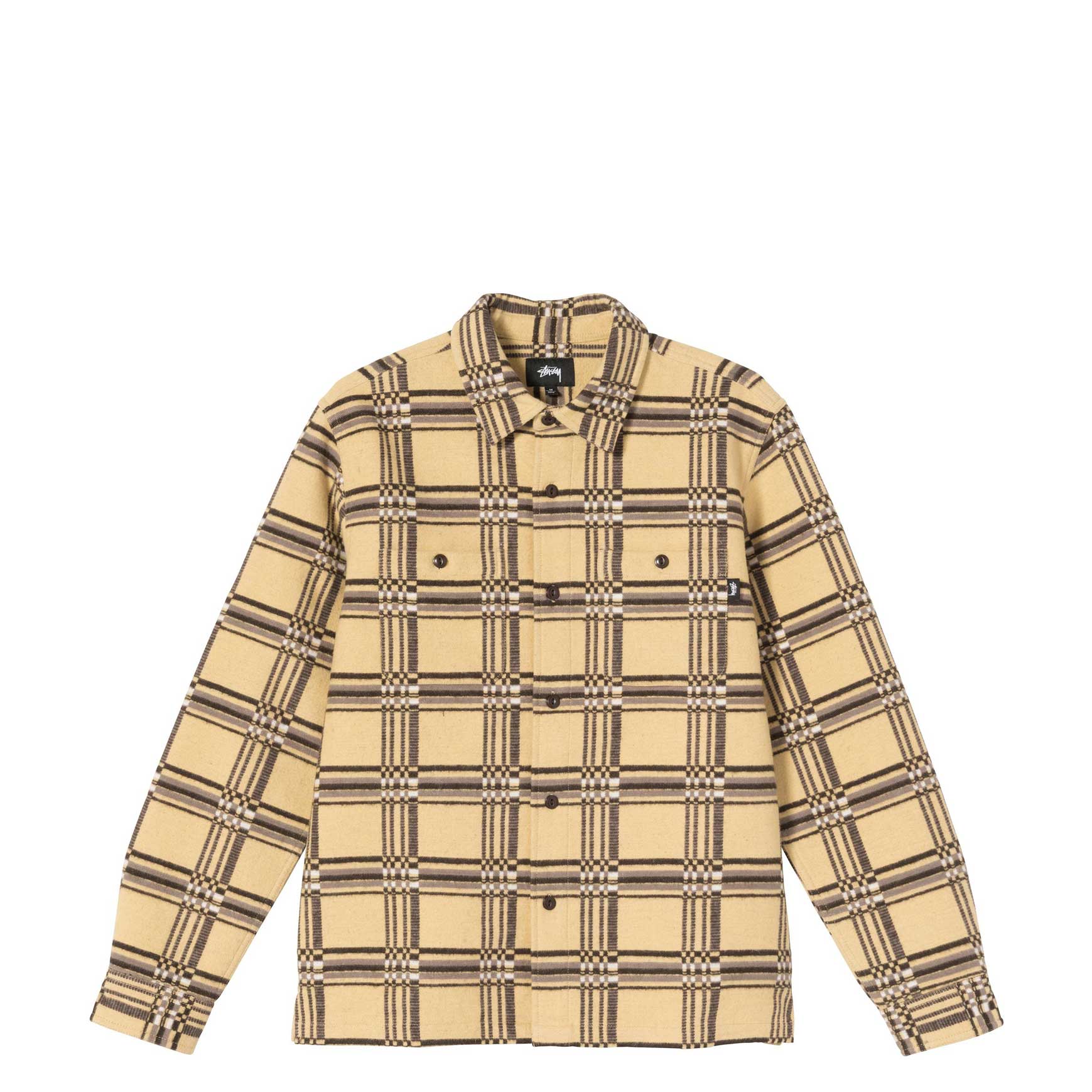 Stussy Langley Plaid L/S Shirt — available at Norwood